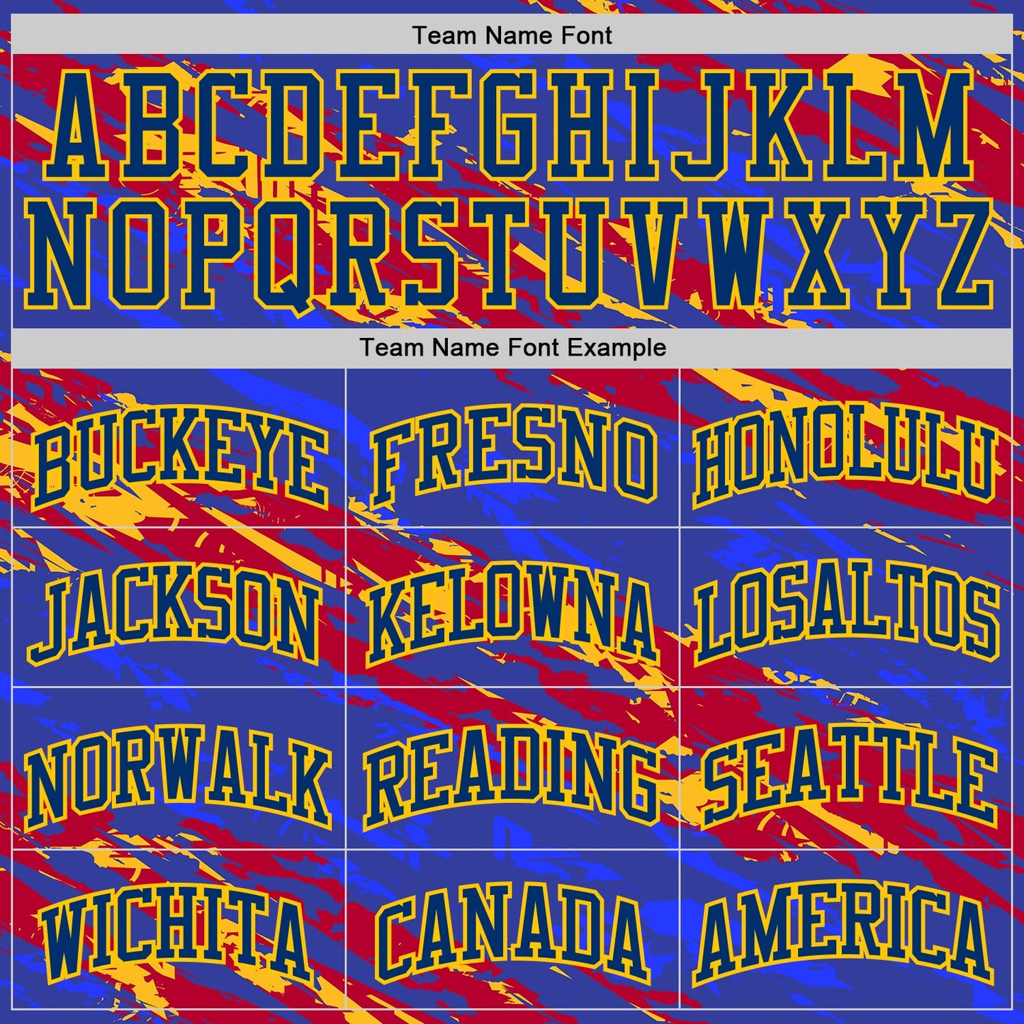 Custom US Navy Blue Red-Yellow Brush Stroke Abstract Round Neck Sublimation Basketball Uniform Jersey view 3