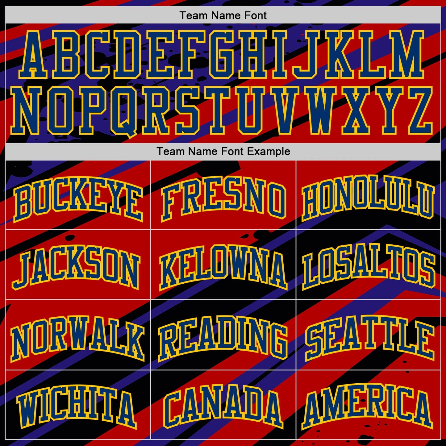 Custom Red US Navy Blue Black-Yellow Abstract Diagonal Stripe Splatter Round Neck Sublimation Basketball Uniform Jersey view 3