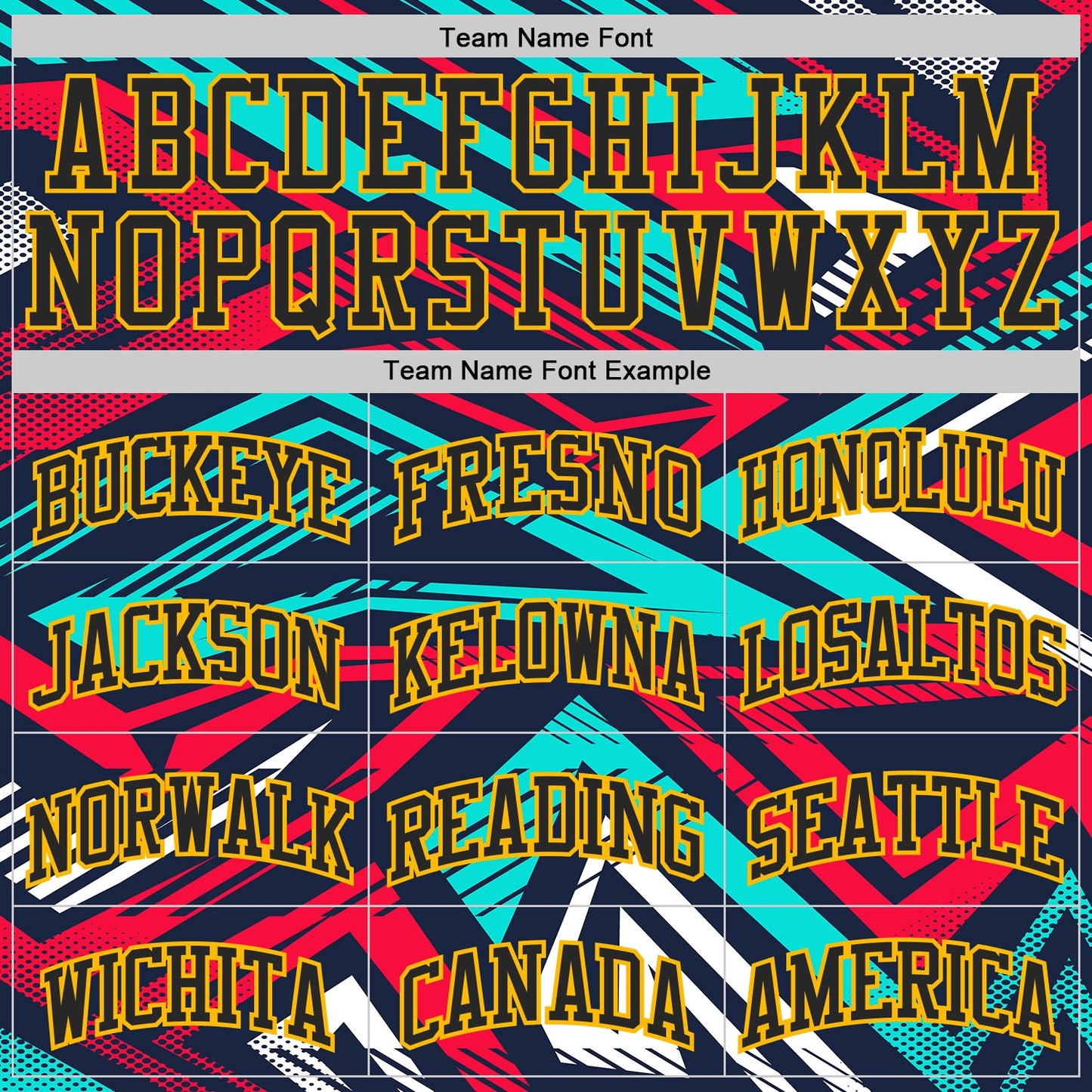 Custom Blue Black Red-Gold Geometric Abstract Triangle Round Neck Sublimation Basketball Uniform Jersey view 3