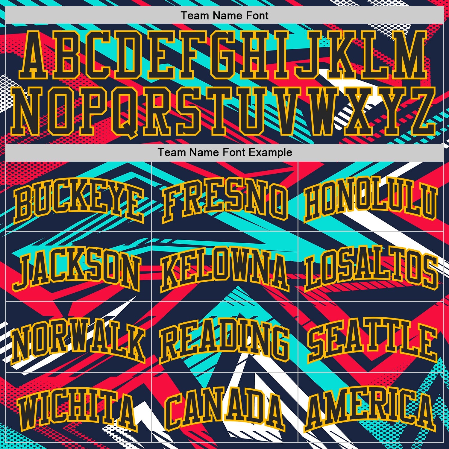Custom Blue Black Red-Gold Geometric Abstract Triangle Round Neck Sublimation Basketball Uniform Jersey view 3