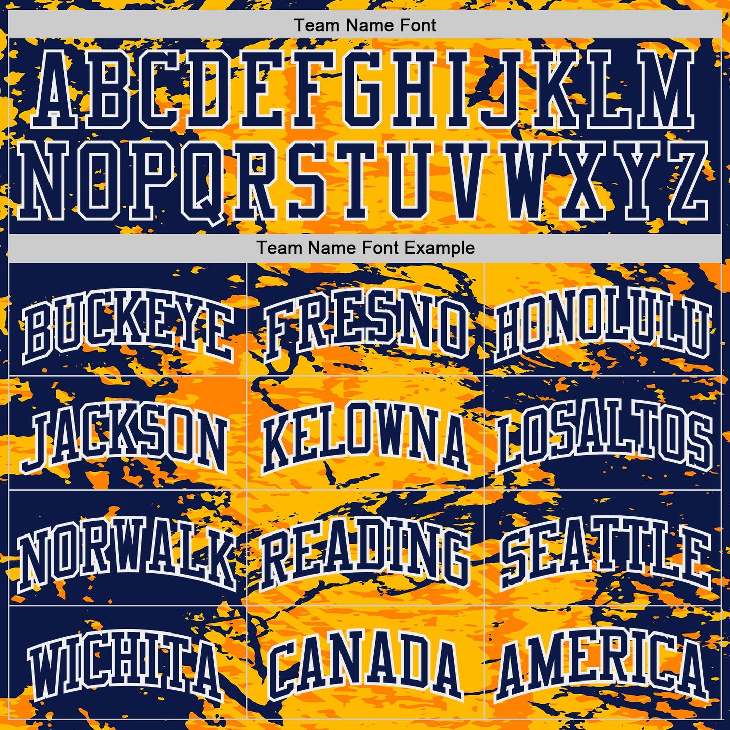 Custom Gold Navy Orange-White Paint Splatter Round Neck Sublimation Basketball Uniform Jersey view 3