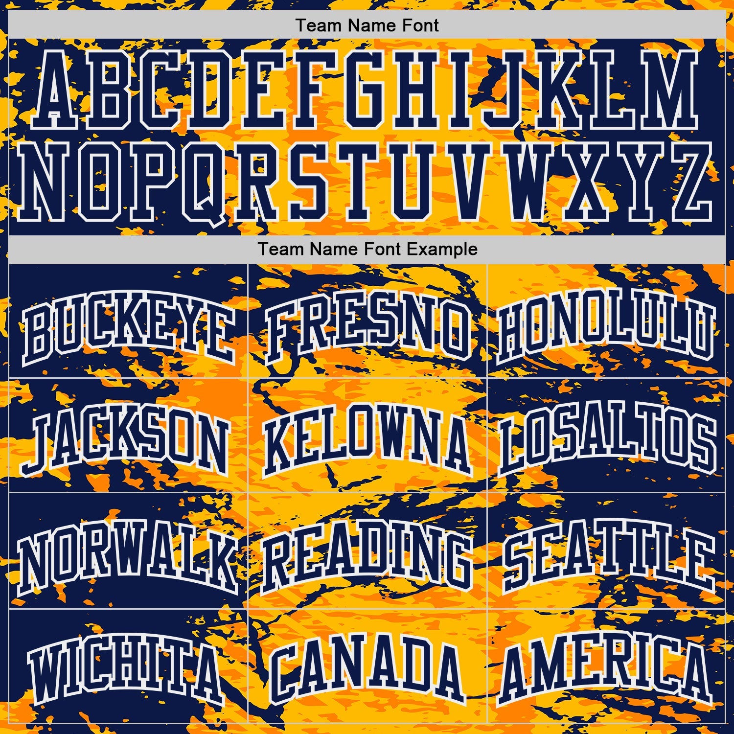 Custom Gold Navy Orange-White Paint Splatter Round Neck Sublimation Basketball Uniform Jersey view 3