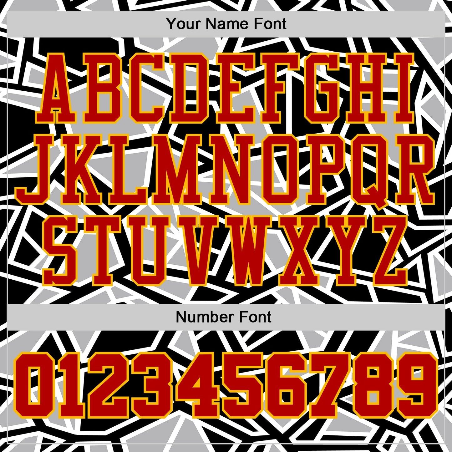 Custom Black Red Gray-Gold Abstract Geometric Shards Round Neck Sublimation Basketball Uniform Jersey view 4