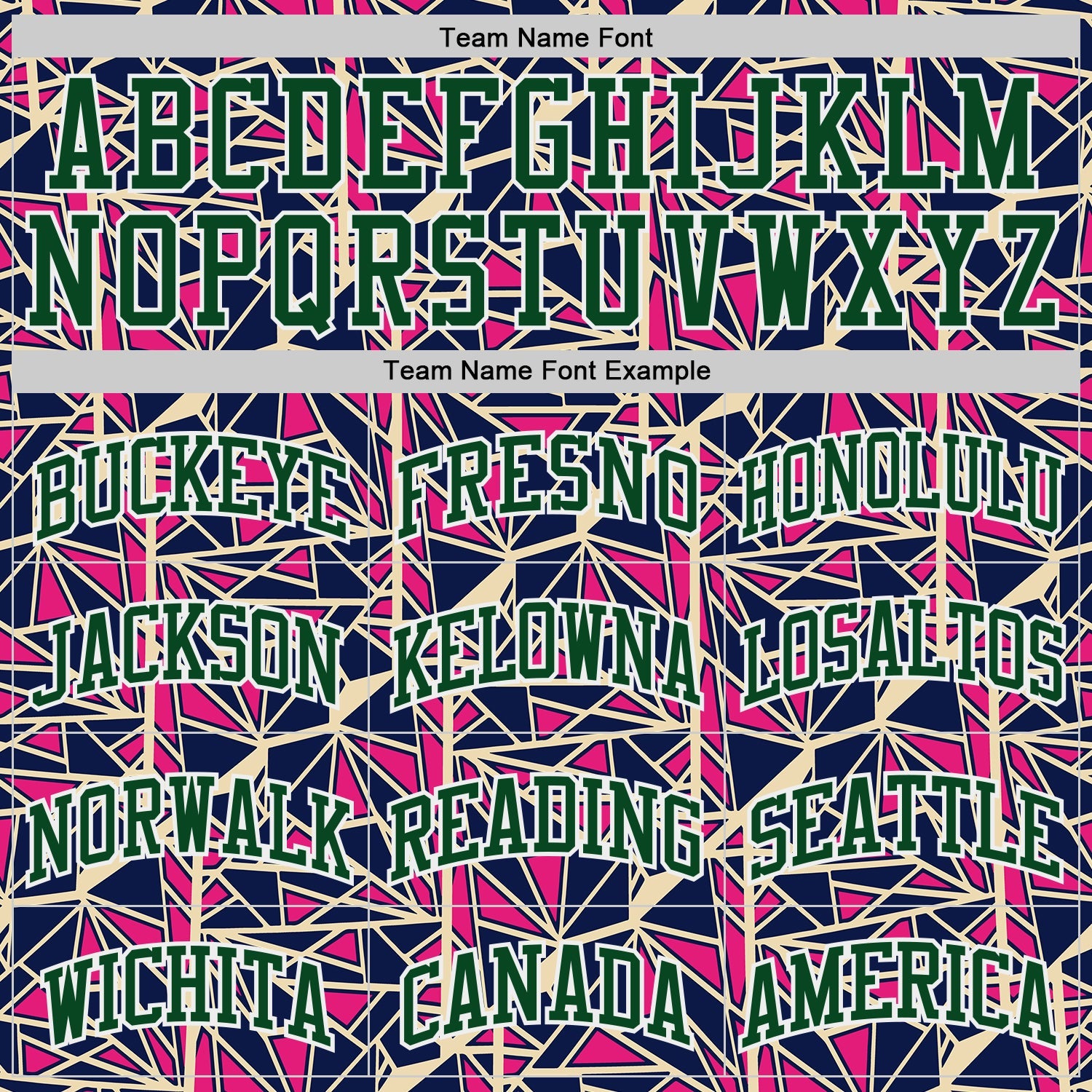 Custom Blue Green Hot Pink-White Abstract Geometric Shards Round Neck Sublimation Basketball Uniform Jersey view 3