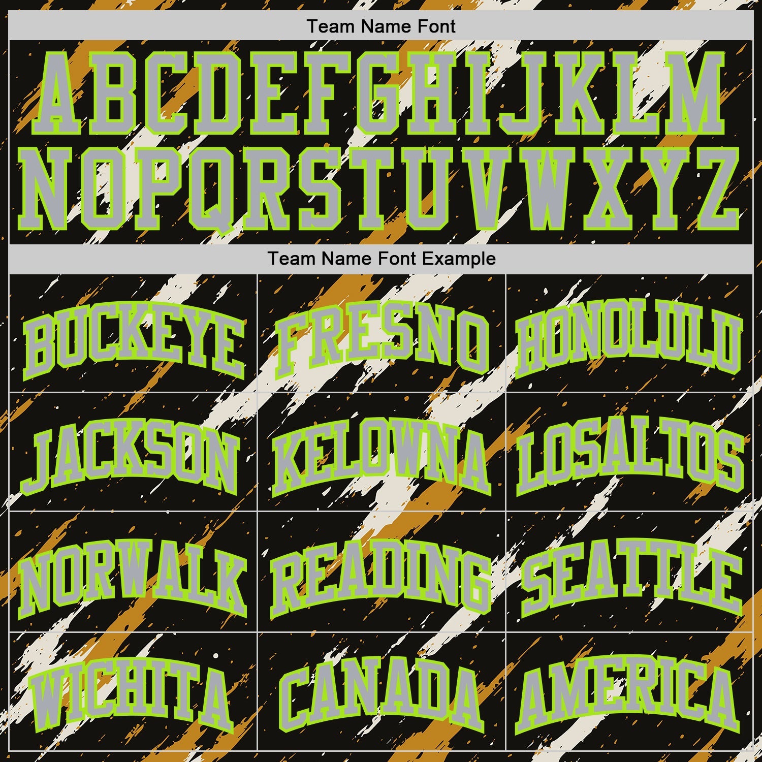 Custom Black Gray Yellow-Neon Green Brush Stroke Abstract Round Neck Sublimation Basketball Uniform Jersey view 3
