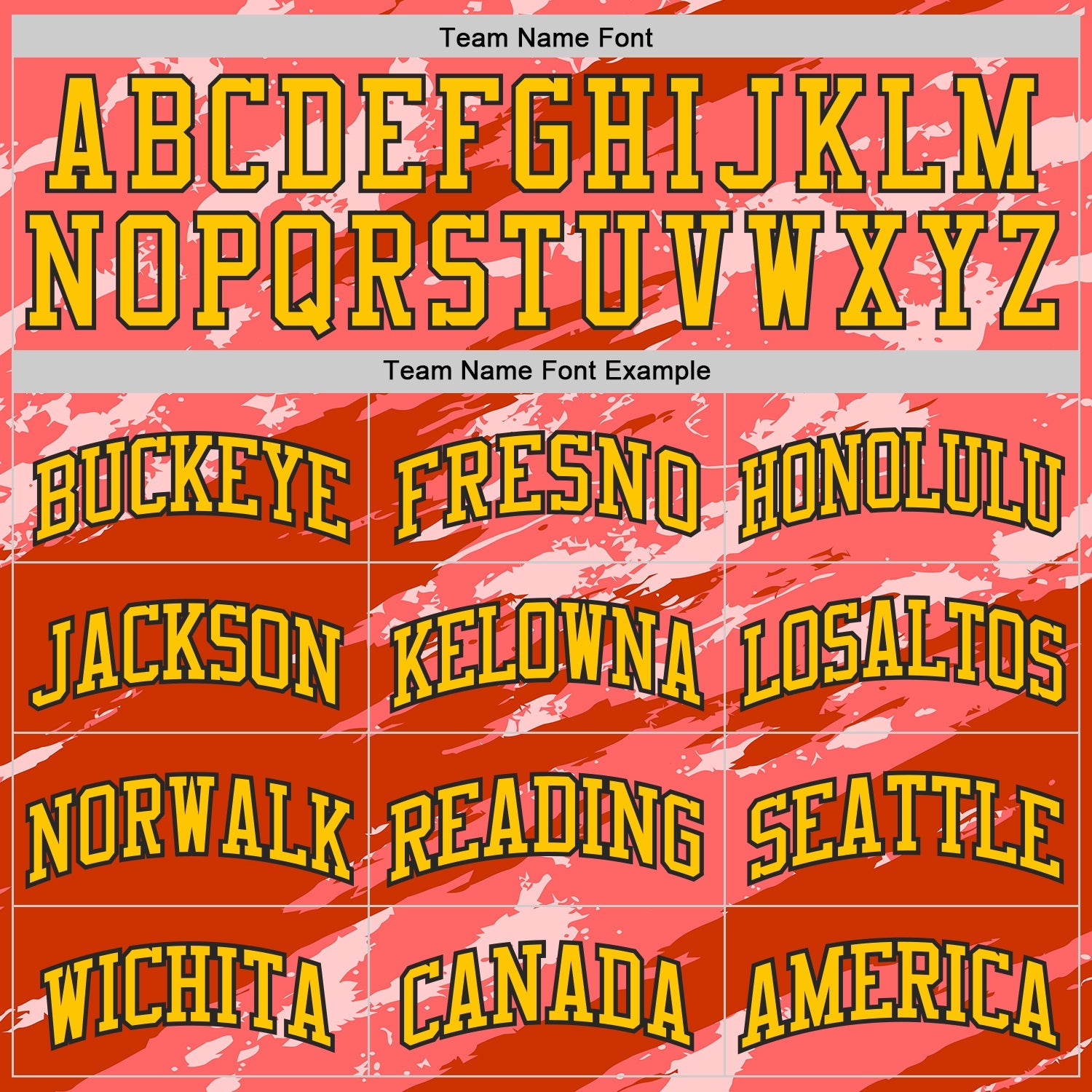 Custom Pink Yellow Red-Black Brush Stroke Abstract Round Neck Sublimation Basketball Uniform Jersey view 3
