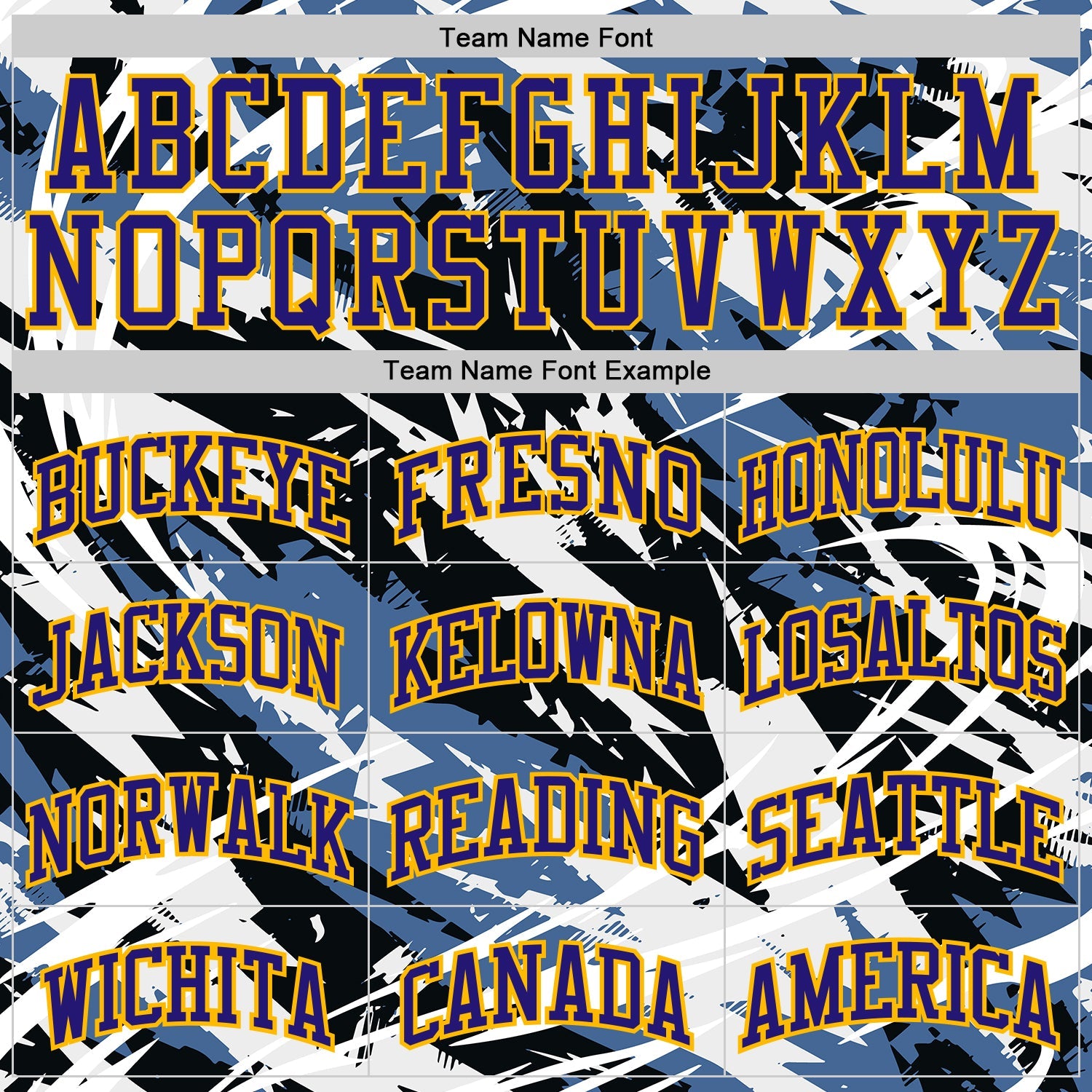 Custom Blue Dark Purple Black-Gold Brush Stroke Abstract Round Neck Sublimation Basketball Uniform Jersey view 3