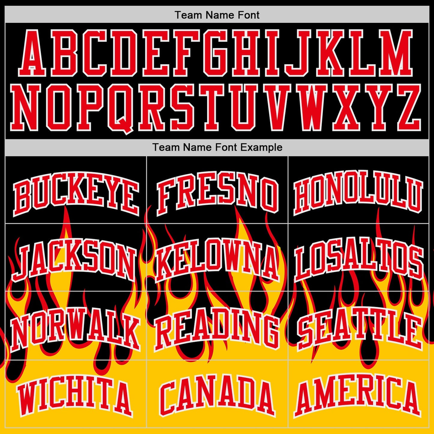 Custom Black Fire Red White-Yellow Blazing Flames Round Neck Sublimation Basketball Uniform Jersey view 3
