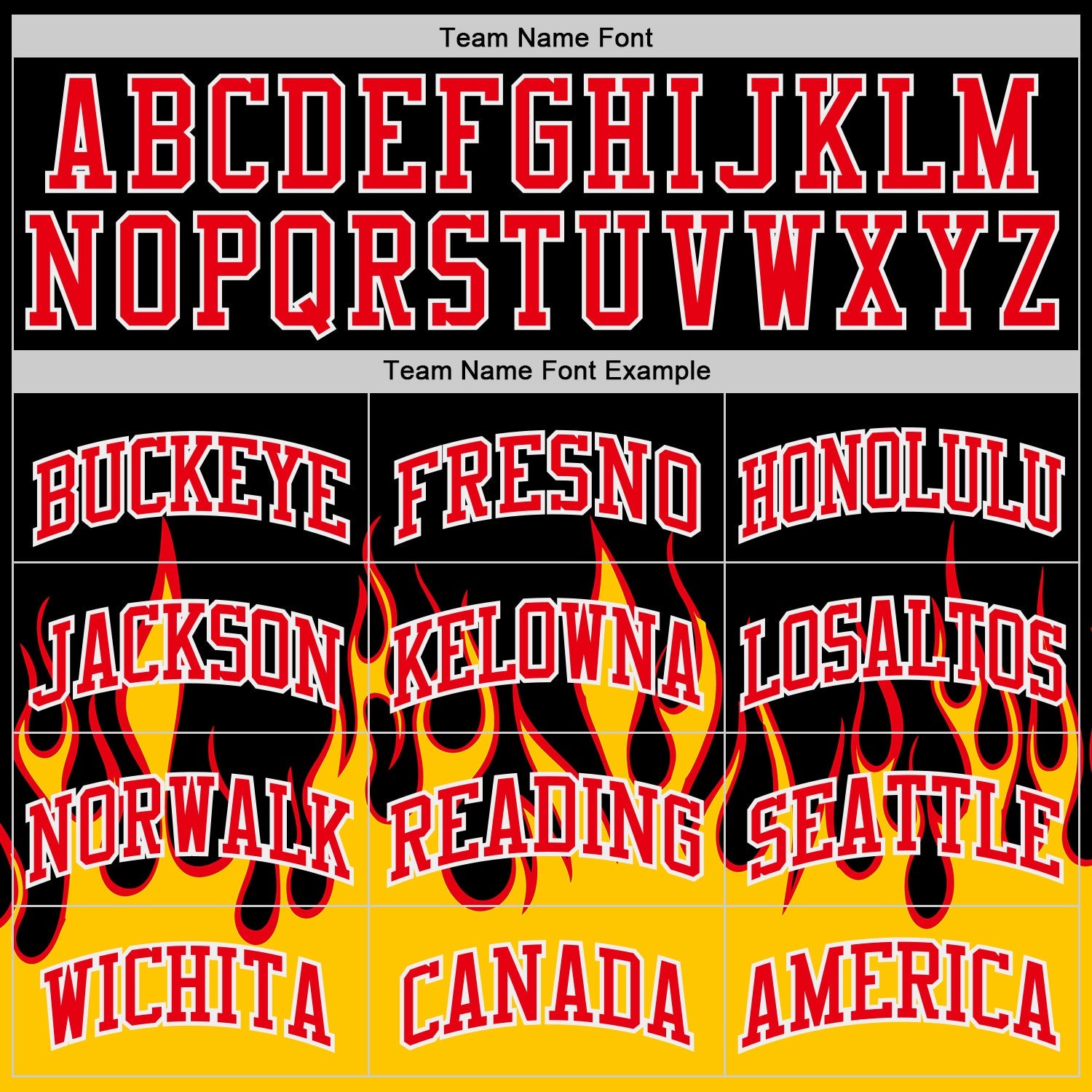 Custom Black Fire Red White-Yellow Blazing Flames Round Neck Sublimation Basketball Uniform Jersey view 3