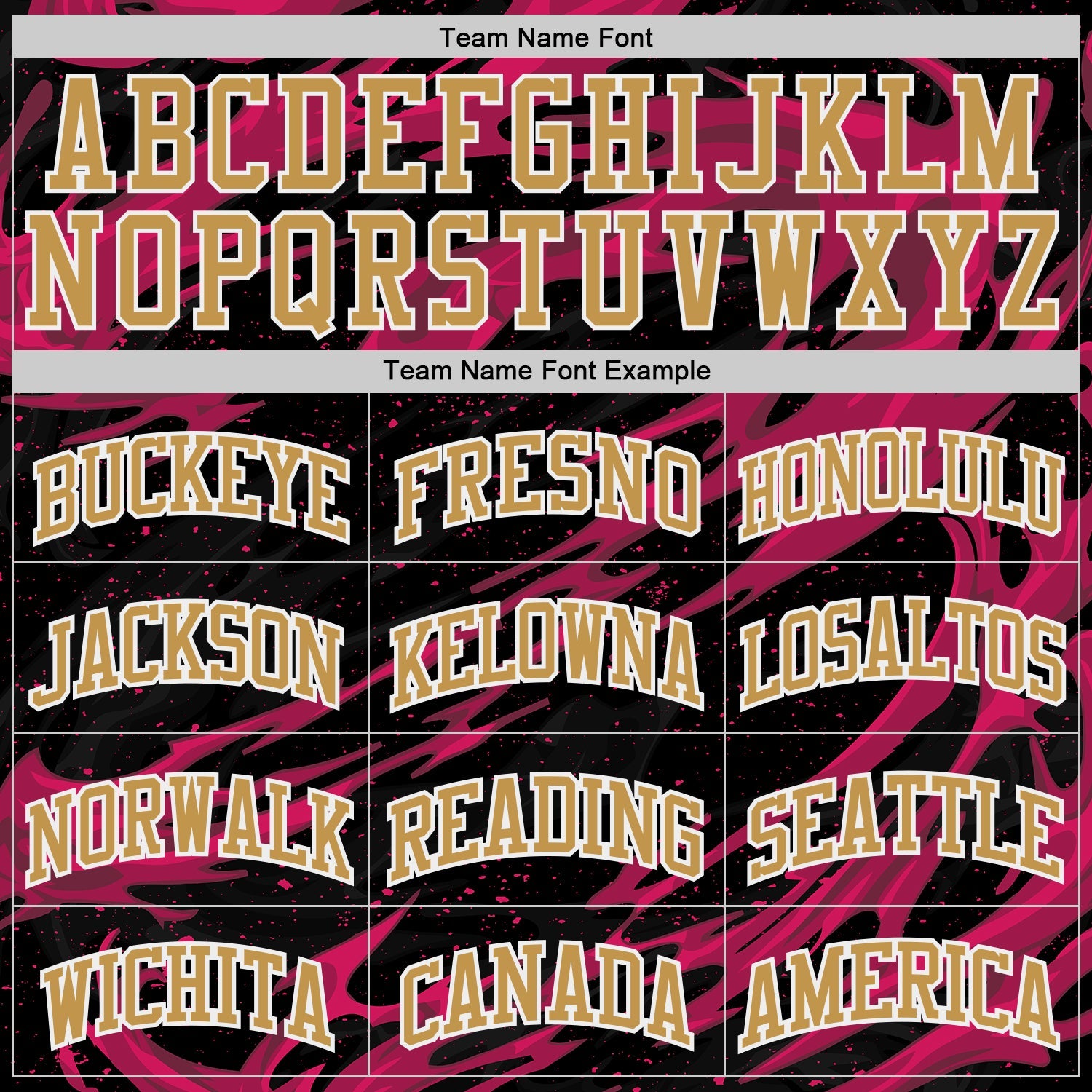 Custom Black Old Gold Hot Pink-White Irregular Fire Flames Round Neck Sublimation Basketball Uniform Jersey view 3