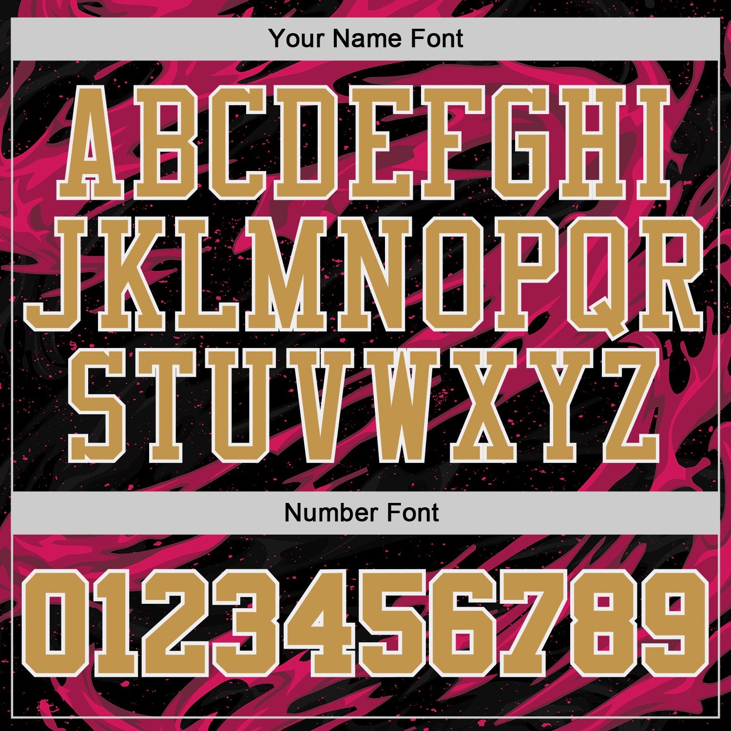 Custom Black Old Gold Hot Pink-White Irregular Fire Flames Round Neck Sublimation Basketball Uniform Jersey view 4