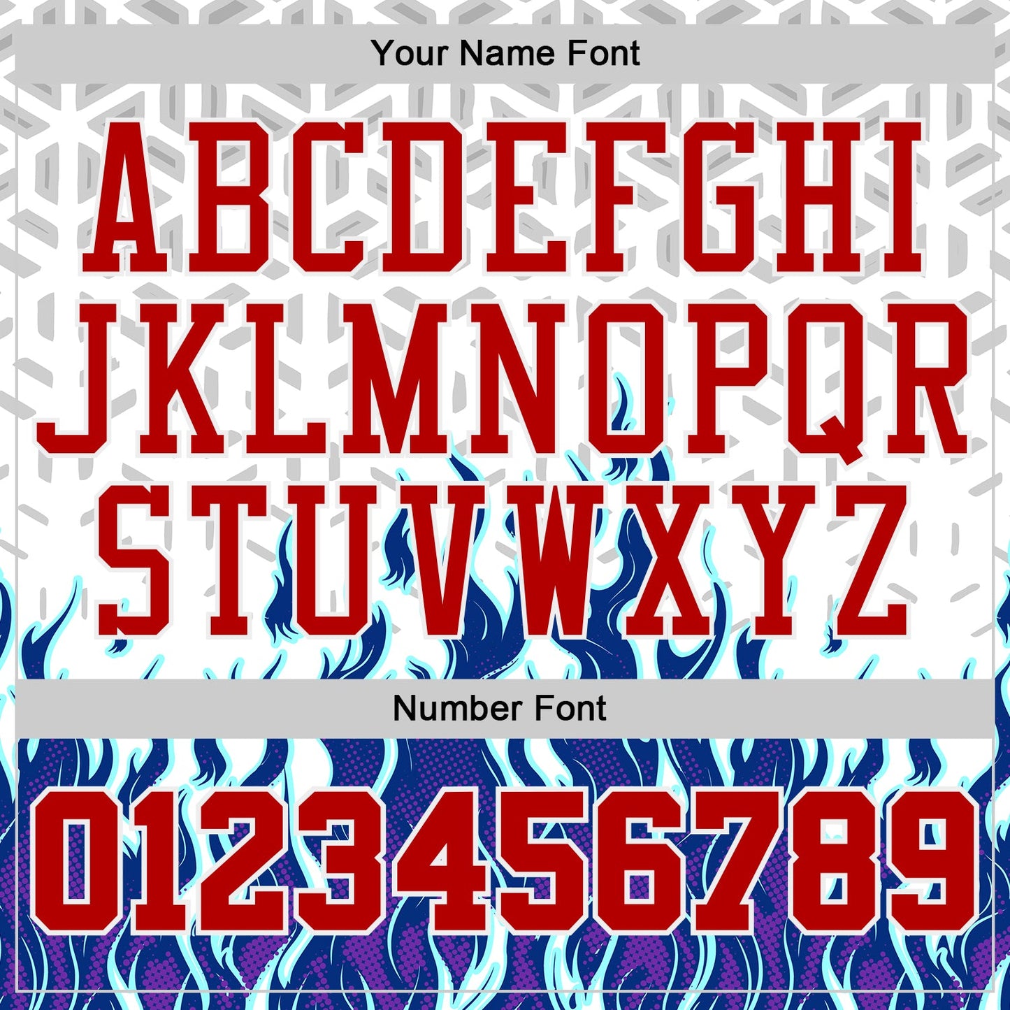 Custom White Red Gray-Royal Blazing Flames Round Neck Sublimation Basketball Uniform Jersey view 4