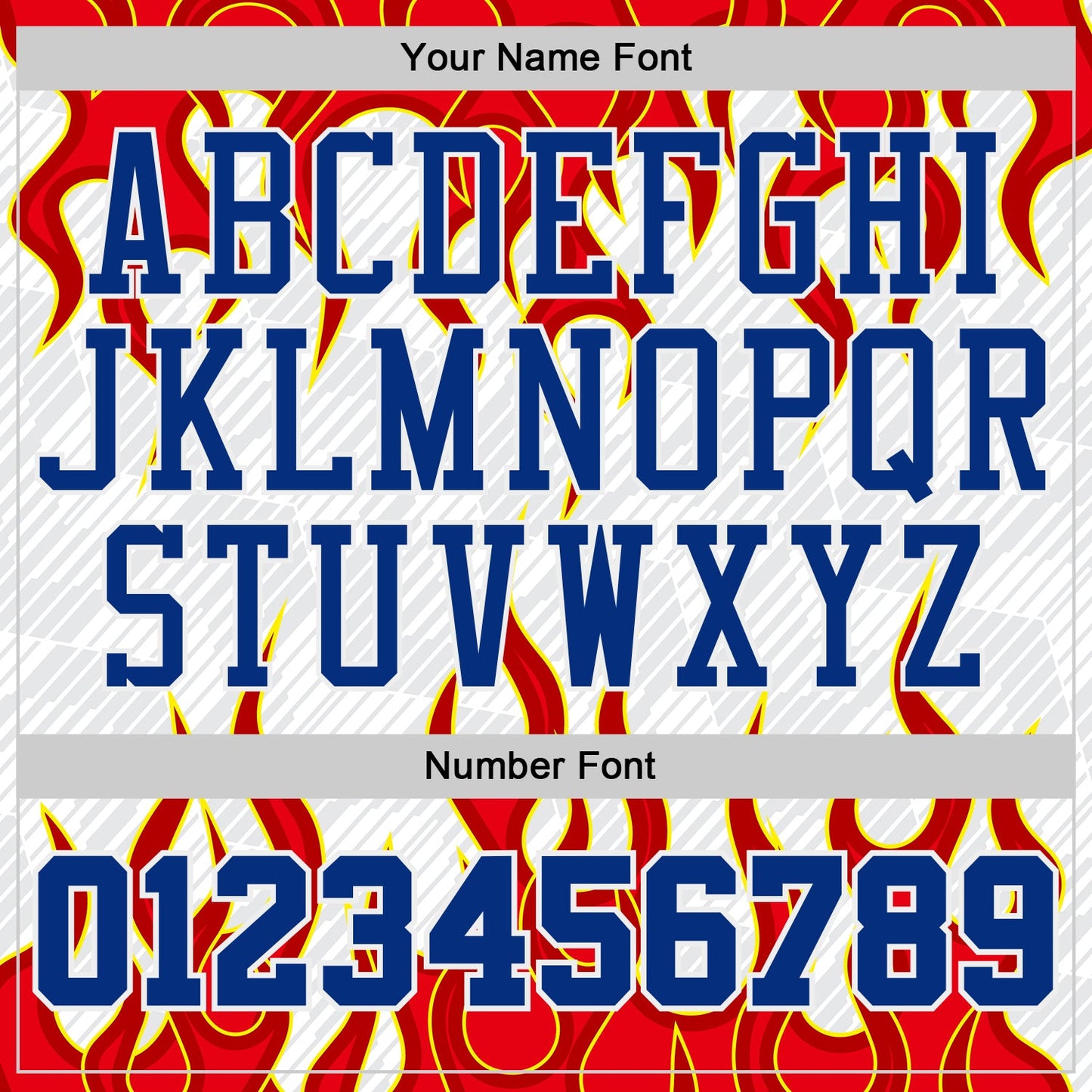 Custom White Royal Gray Red-Yellow Blazing Flames Round Neck Sublimation Basketball Uniform Jersey view 4