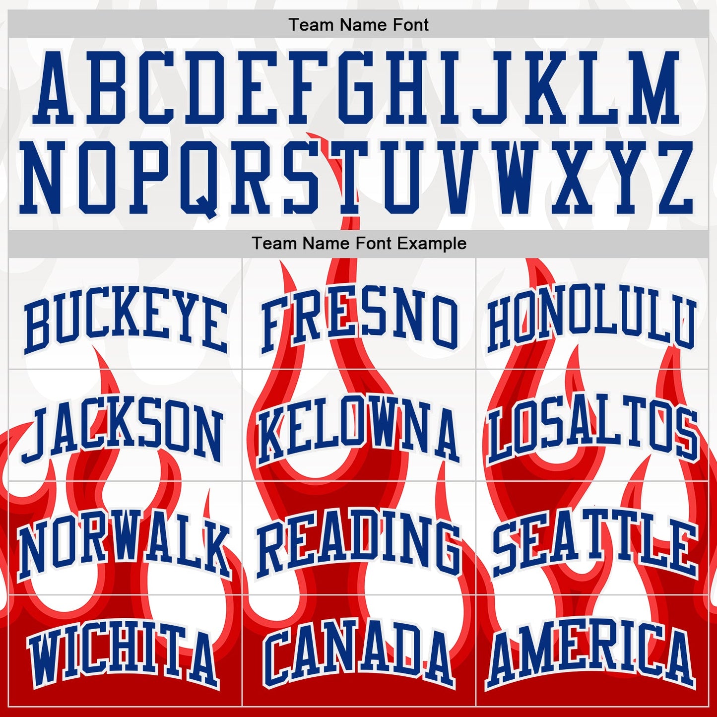 Custom White Royal-Red Blazing Flames Round Neck Sublimation Basketball Uniform Jersey view 3