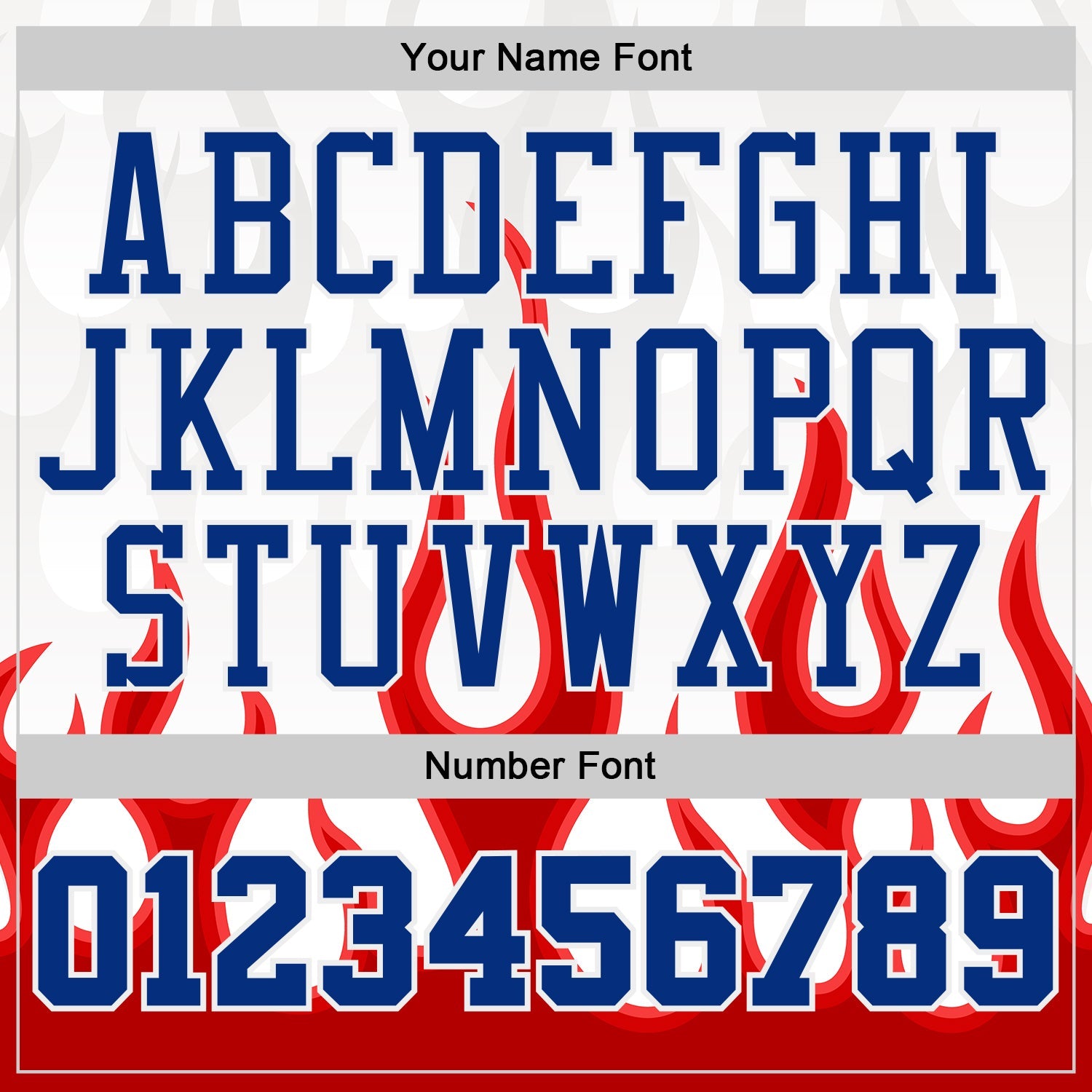 Custom White Royal-Red Blazing Flames Round Neck Sublimation Basketball Uniform Jersey view 4
