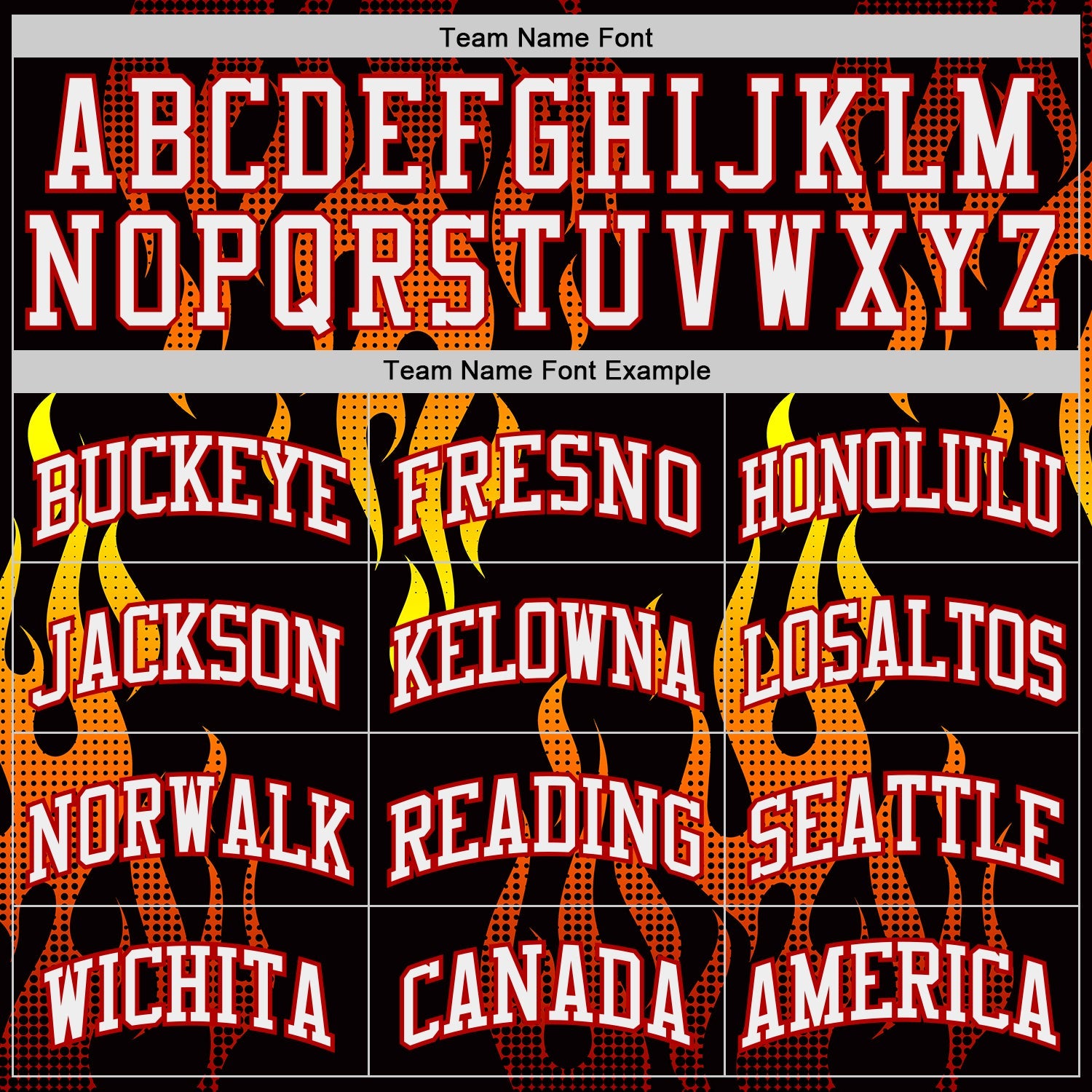 Custom Black White Yellow-Red Irregular Fire Flames Round Neck Sublimation Basketball Uniform Jersey view 3
