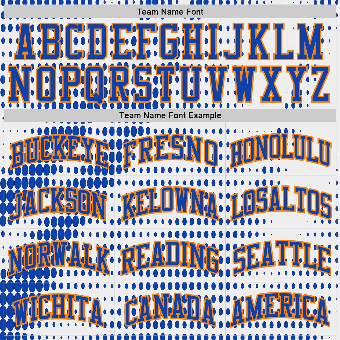 Custom White Thunder Blue Bay Orange-Black Gradient Dot Round Neck Sublimation Basketball Uniform Jersey view 3