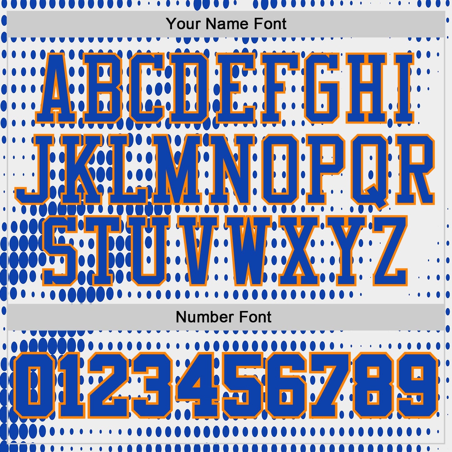 Custom White Thunder Blue Bay Orange-Black Gradient Dot Round Neck Sublimation Basketball Uniform Jersey view 4