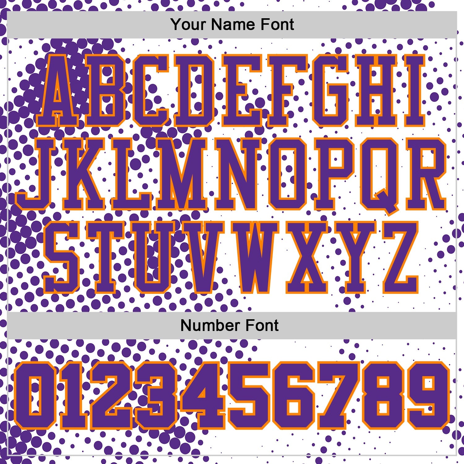 Custom White Purple-Bay Orange Gradient Dot Round Neck Sublimation Basketball Uniform Jersey view 4
