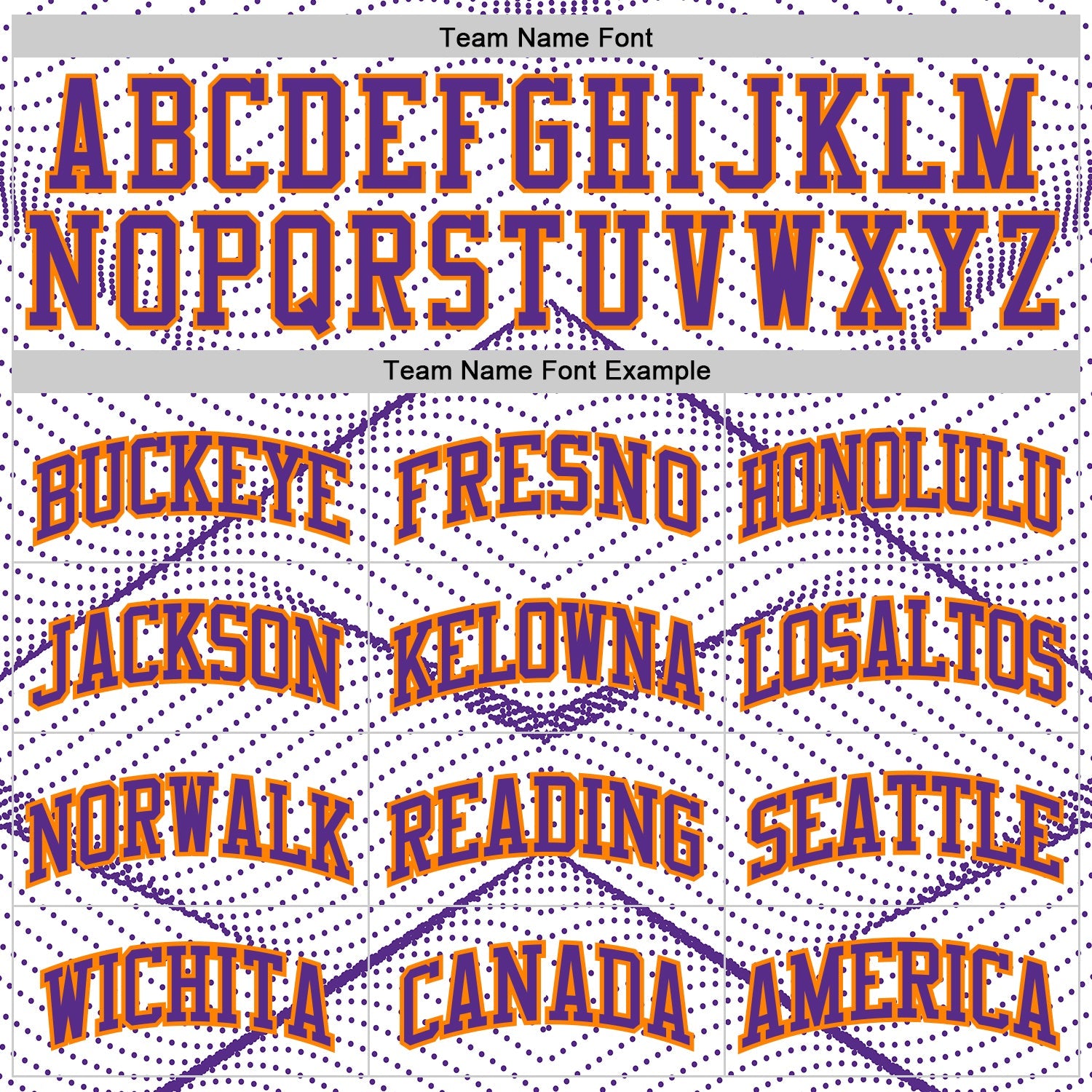 Custom White Purple-Bay Orange Gradient Dot Geometric Round Neck Sublimation Basketball Uniform Jersey view 3