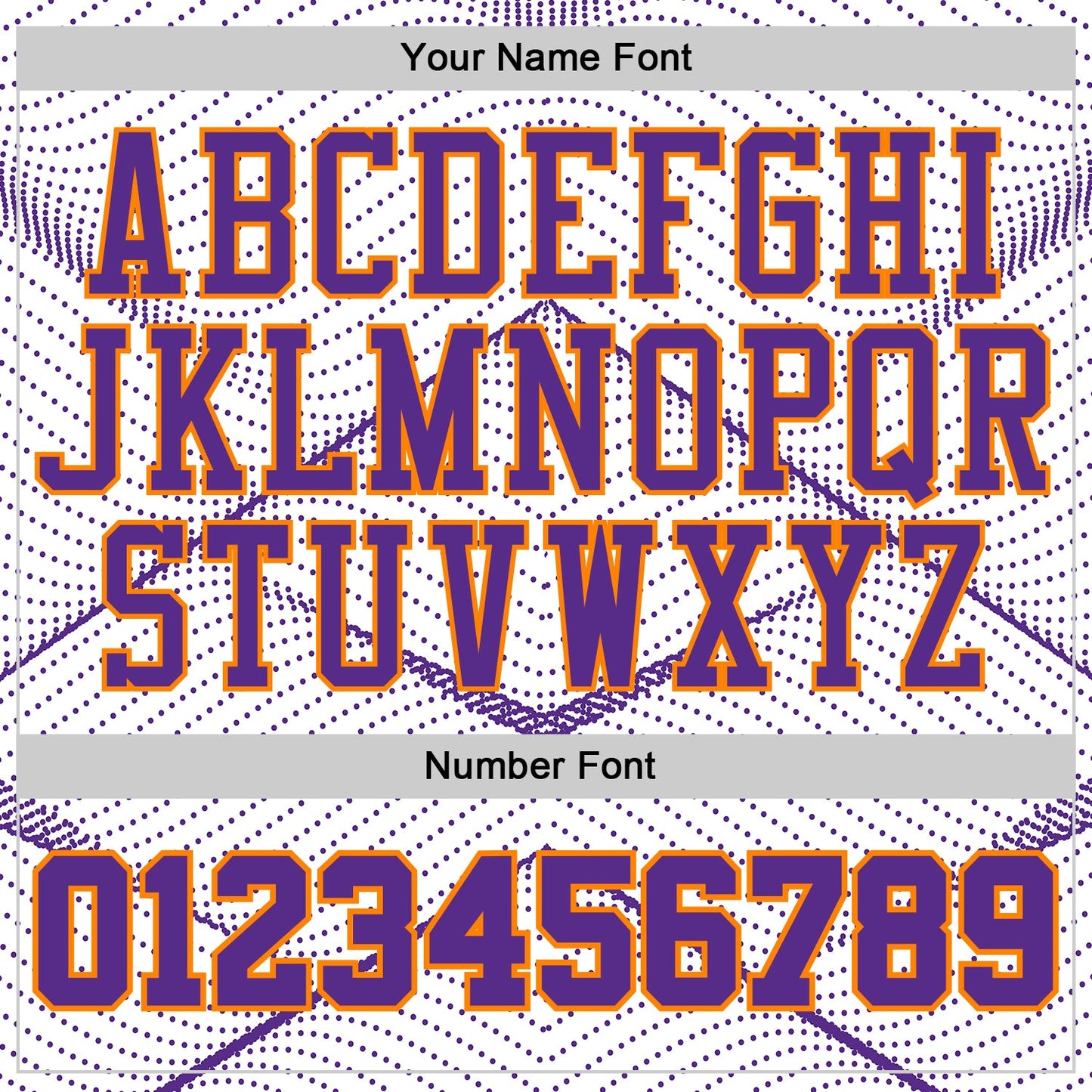 Custom White Purple-Bay Orange Gradient Dot Geometric Round Neck Sublimation Basketball Uniform Jersey view 4
