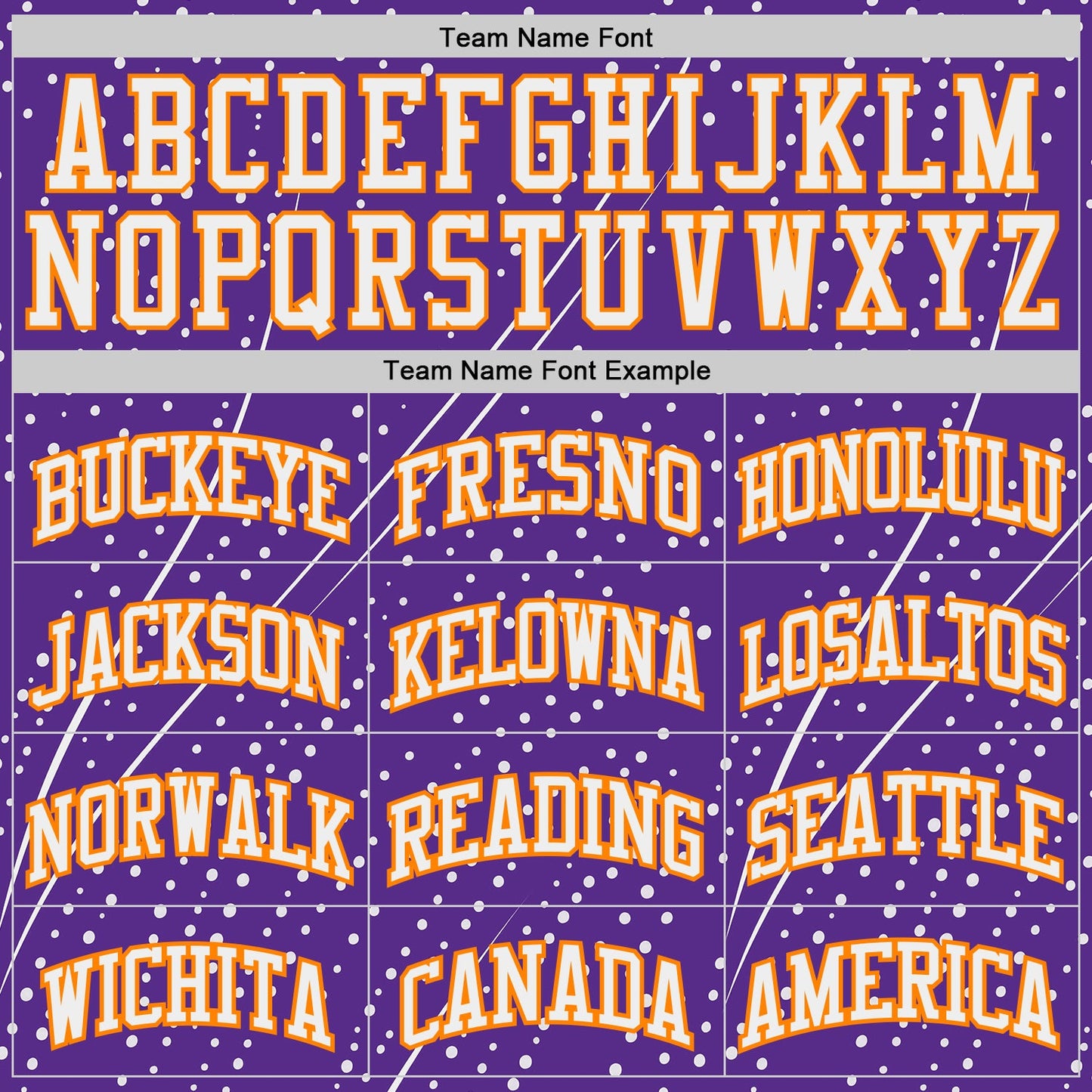 Custom Purple White-Bay Orange Gradient Dot Round Neck Sublimation Basketball Uniform Jersey view 3