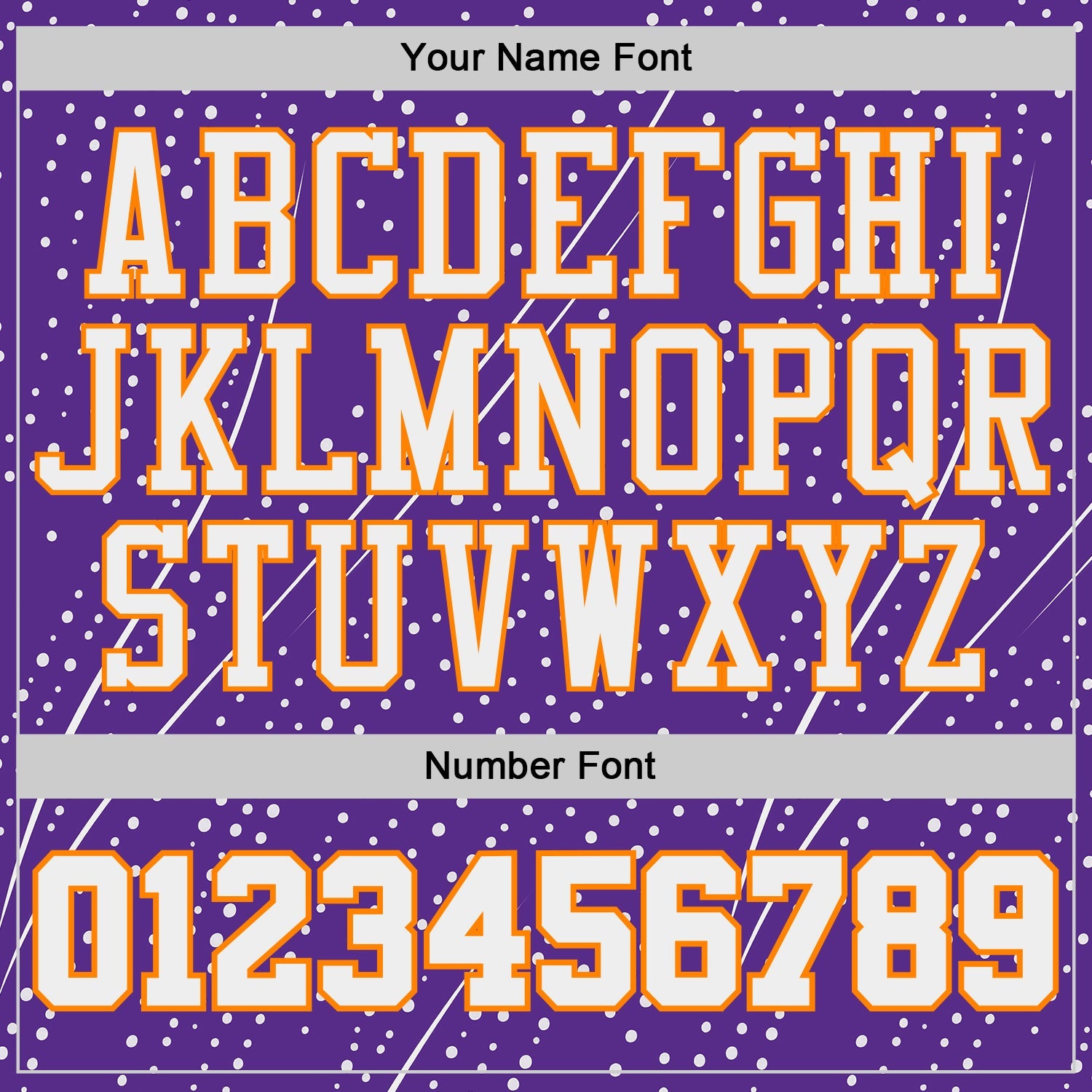 Custom Purple White-Bay Orange Gradient Dot Round Neck Sublimation Basketball Uniform Jersey view 4
