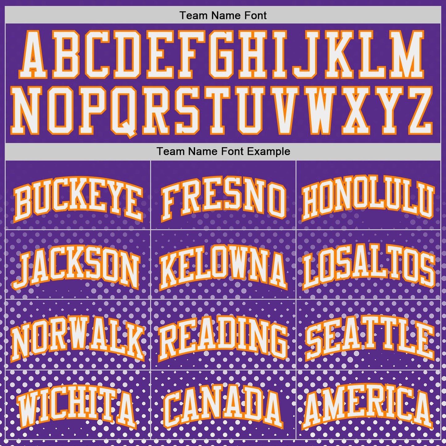 Custom Purple White-Bay Orange Gradient Dot Round Neck Sublimation Basketball Uniform Jersey view 3