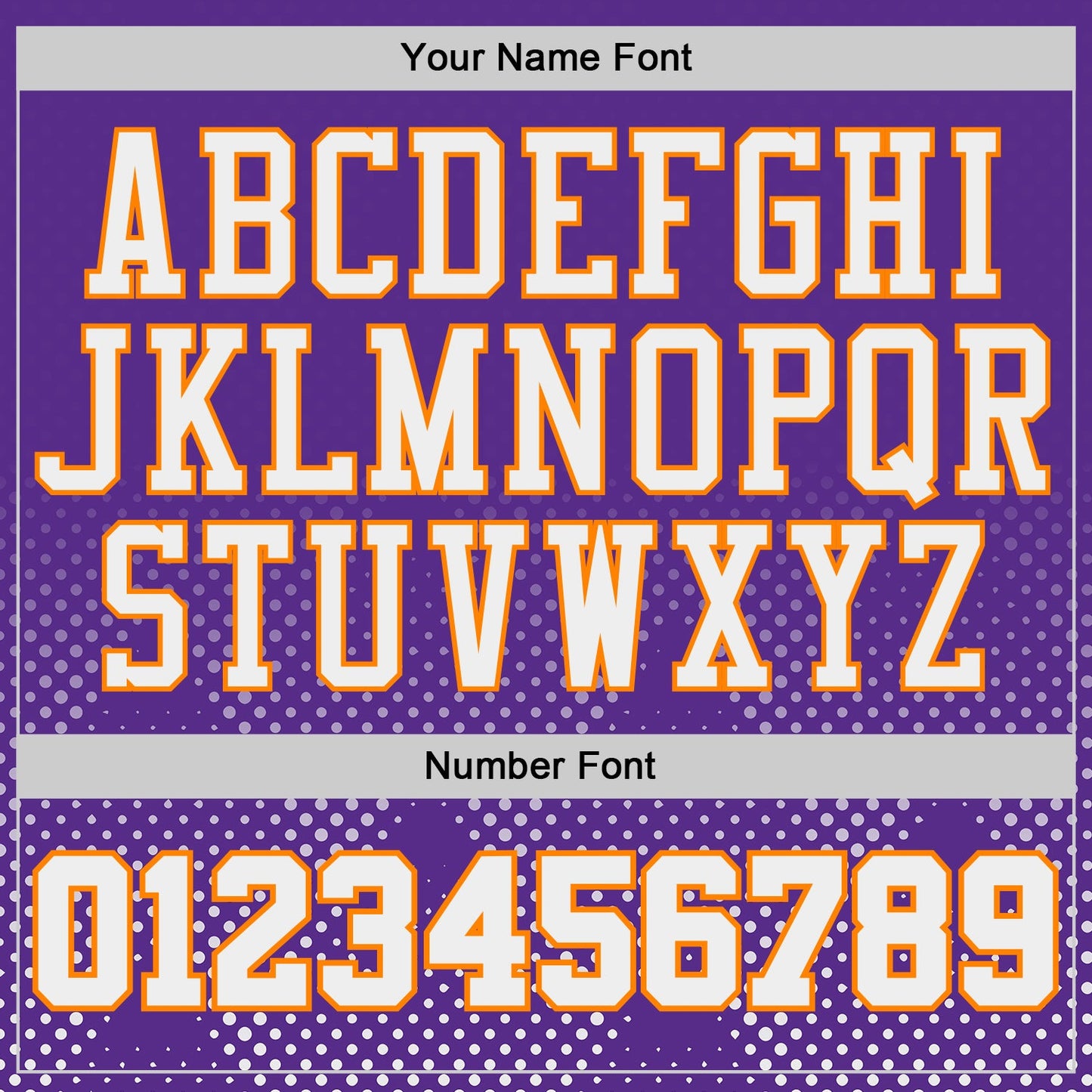 Custom Purple White-Bay Orange Gradient Dot Round Neck Sublimation Basketball Uniform Jersey view 4