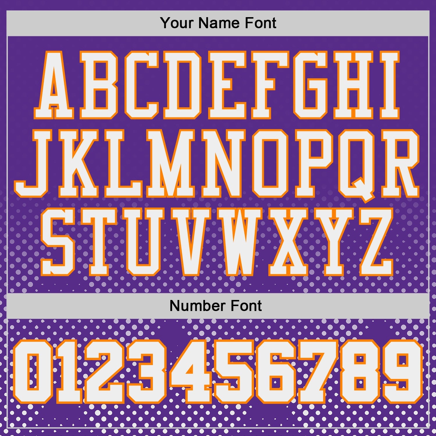 Custom Purple White-Bay Orange Gradient Dot Round Neck Sublimation Basketball Uniform Jersey view 4