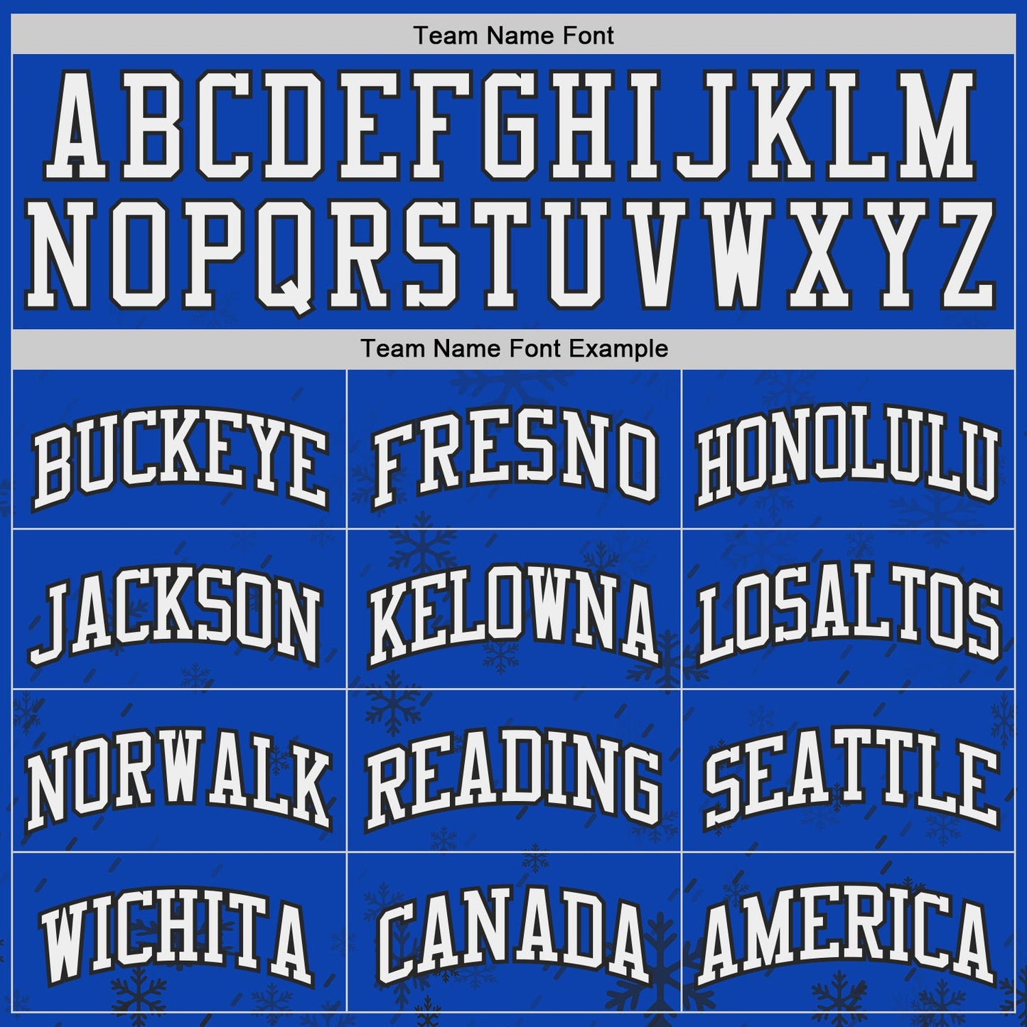 Custom Thunder Blue White-Black Winter Snowflake Gradient Round Neck Sublimation Basketball Uniform Jersey view 3