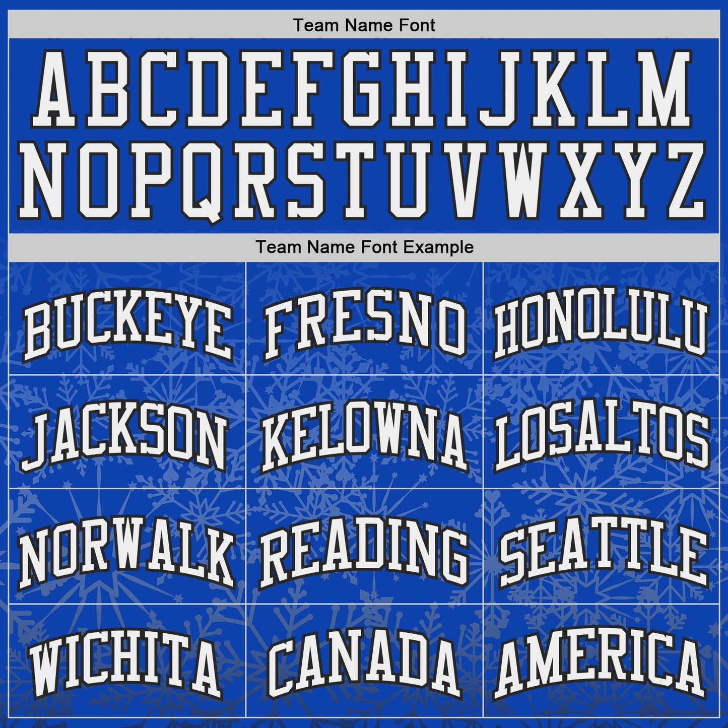Custom Thunder Blue White-Black Winter Snowflake Gradient Round Neck Sublimation Basketball Uniform Jersey view 3