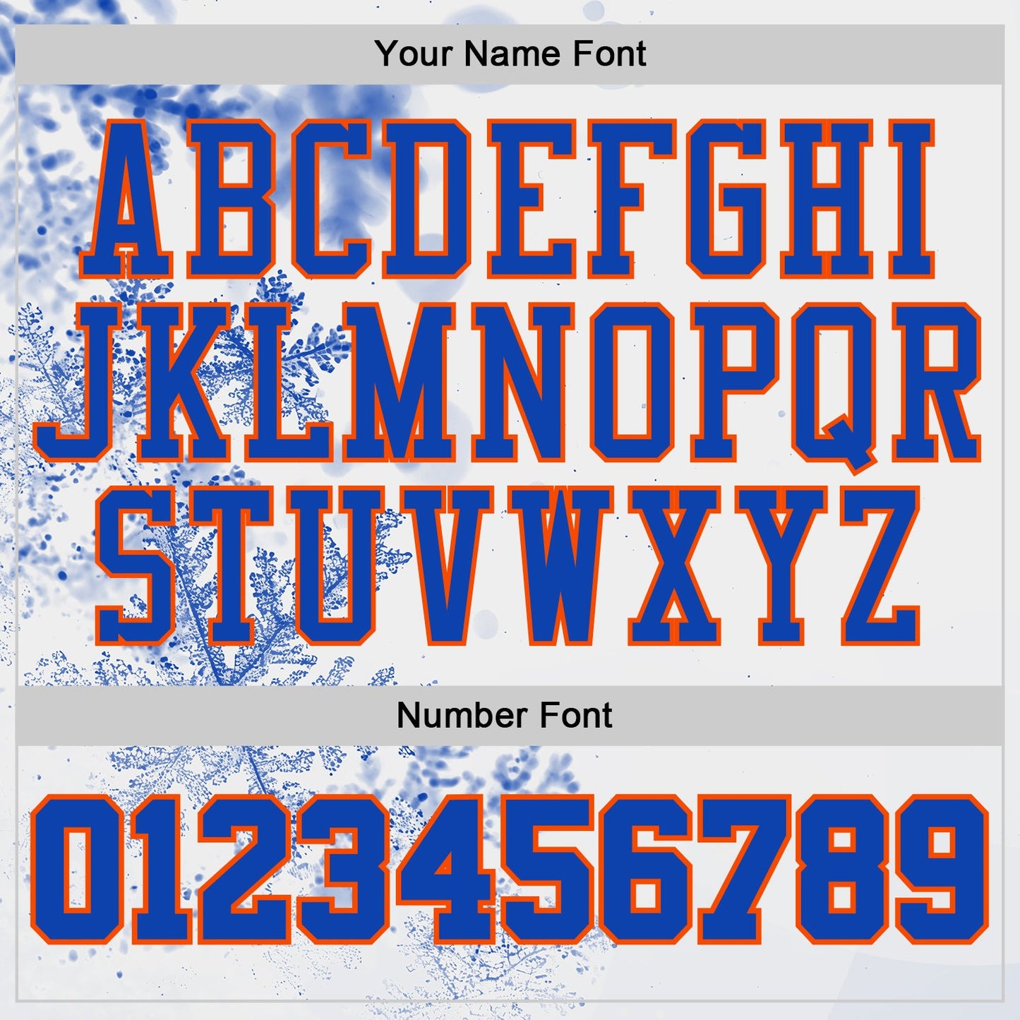 Custom White Thunder Blue Orange Black-Yellow Winter Snowflake Round Neck Sublimation Basketball Uniform Jersey view 4