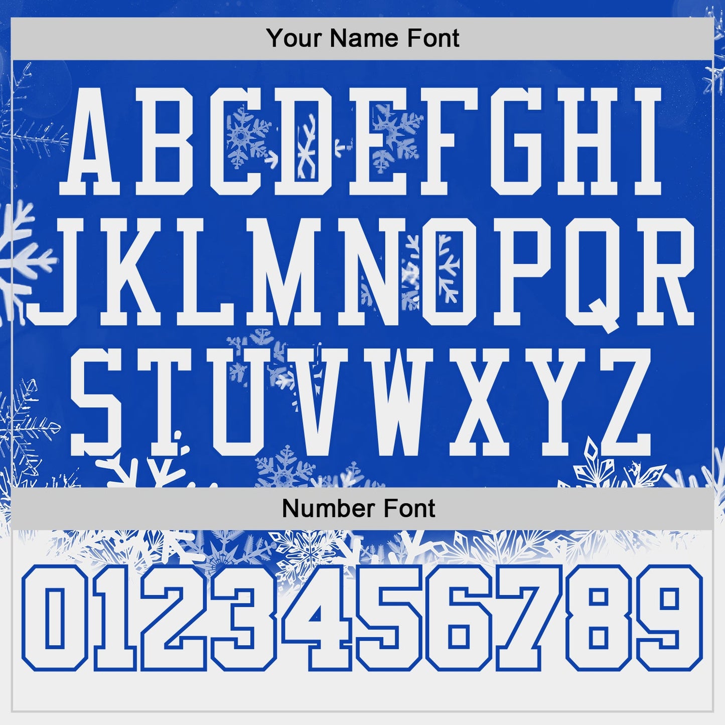 Custom Thunder Blue White-Red Winter Snowflake Gradient Round Neck Sublimation Basketball Uniform Jersey view 4