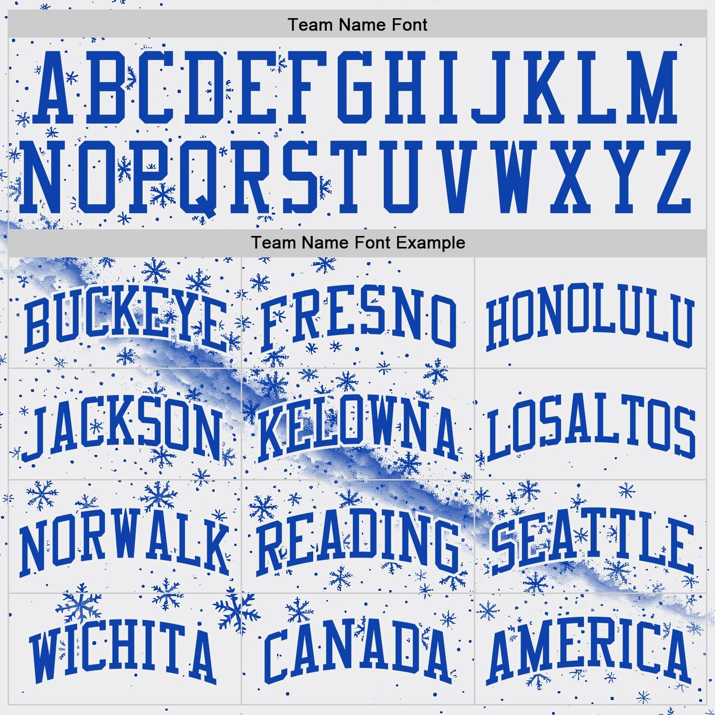 Custom White Red-Thunder Blue Winter Snowflake Round Neck Sublimation Basketball Uniform Jersey view 3
