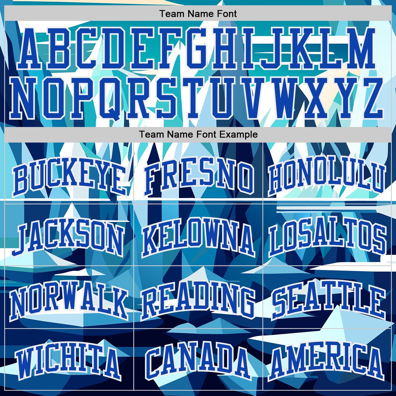 Custom Blue Red White-Thunder Blue Glacier Mountain Geometric Round Neck Sublimation Basketball Uniform Jersey view 3