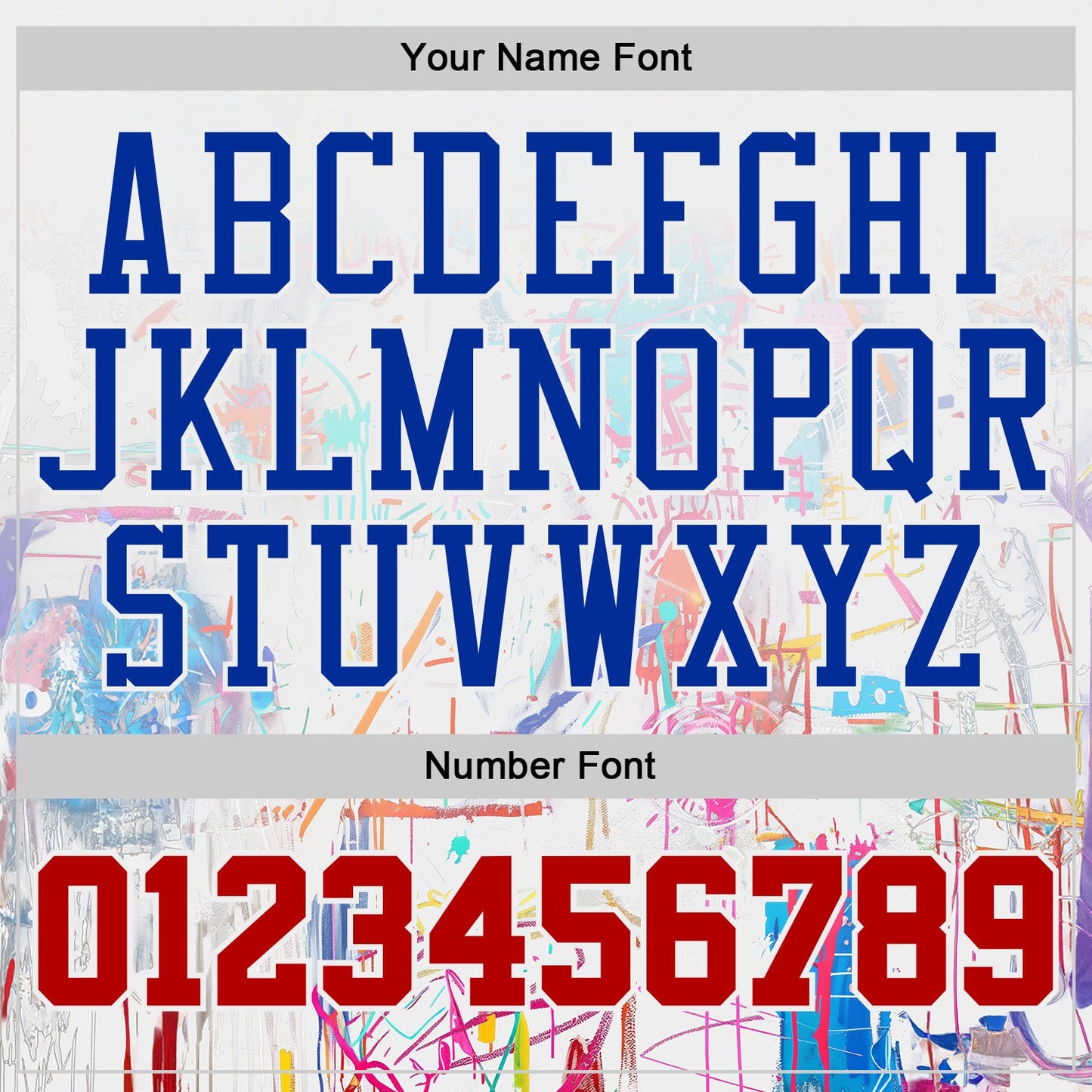 Custom White Red-Thunder Blue Hiphop Street Graffiti Round Neck Sublimation Basketball Uniform Jersey view 4