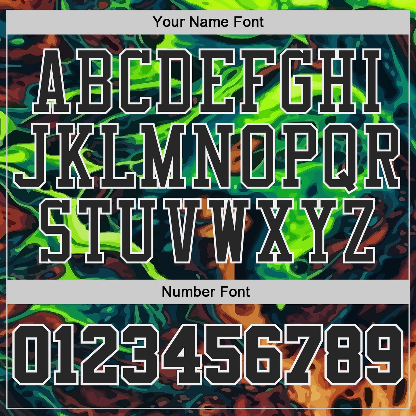 Custom Green Black Brown-White Psychedelic Acid Fluid Round Neck Sublimation Basketball Uniform Jersey view 4