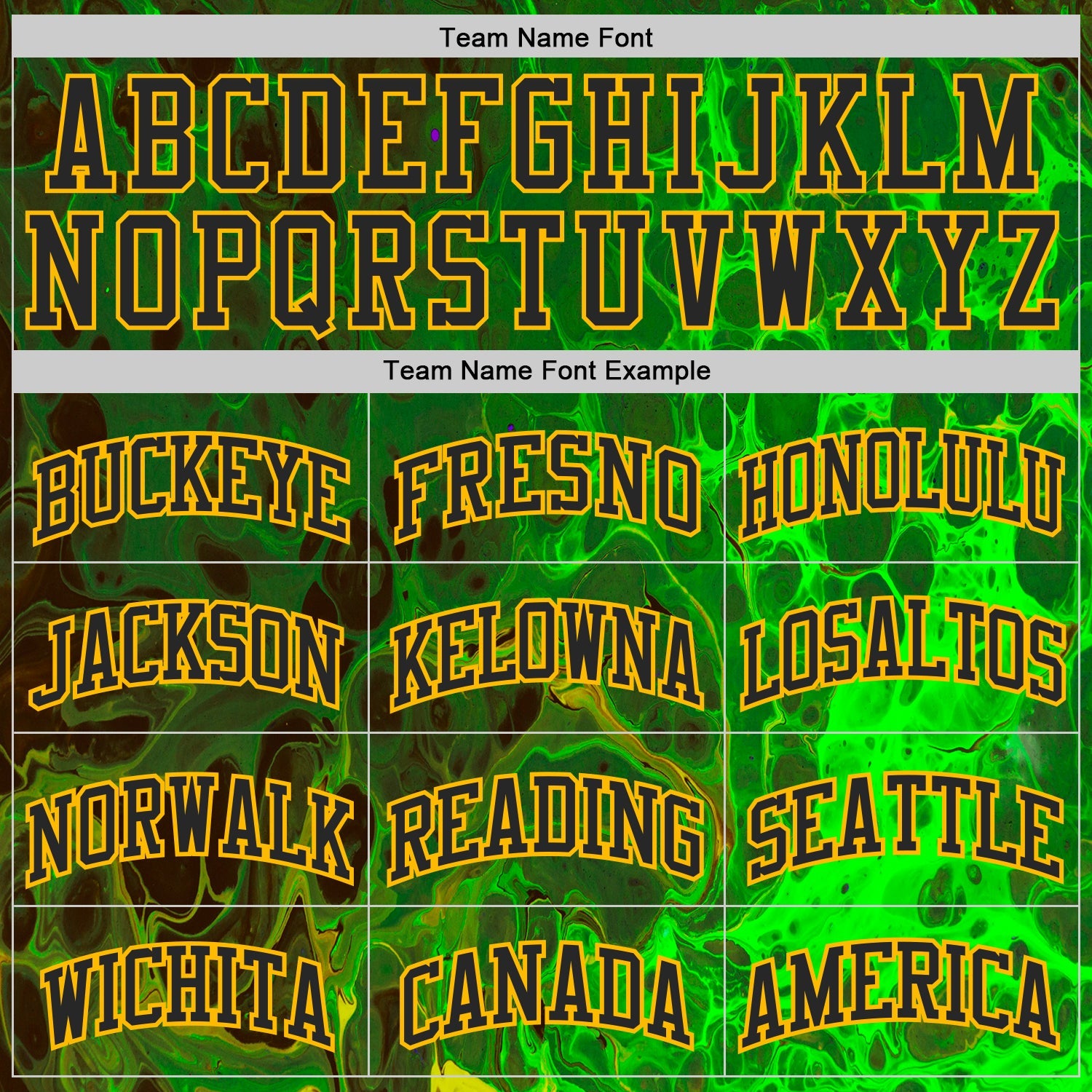 Custom Green Black-Gold Psychedelic Acid Fluid Round Neck Sublimation Basketball Uniform Jersey view 3