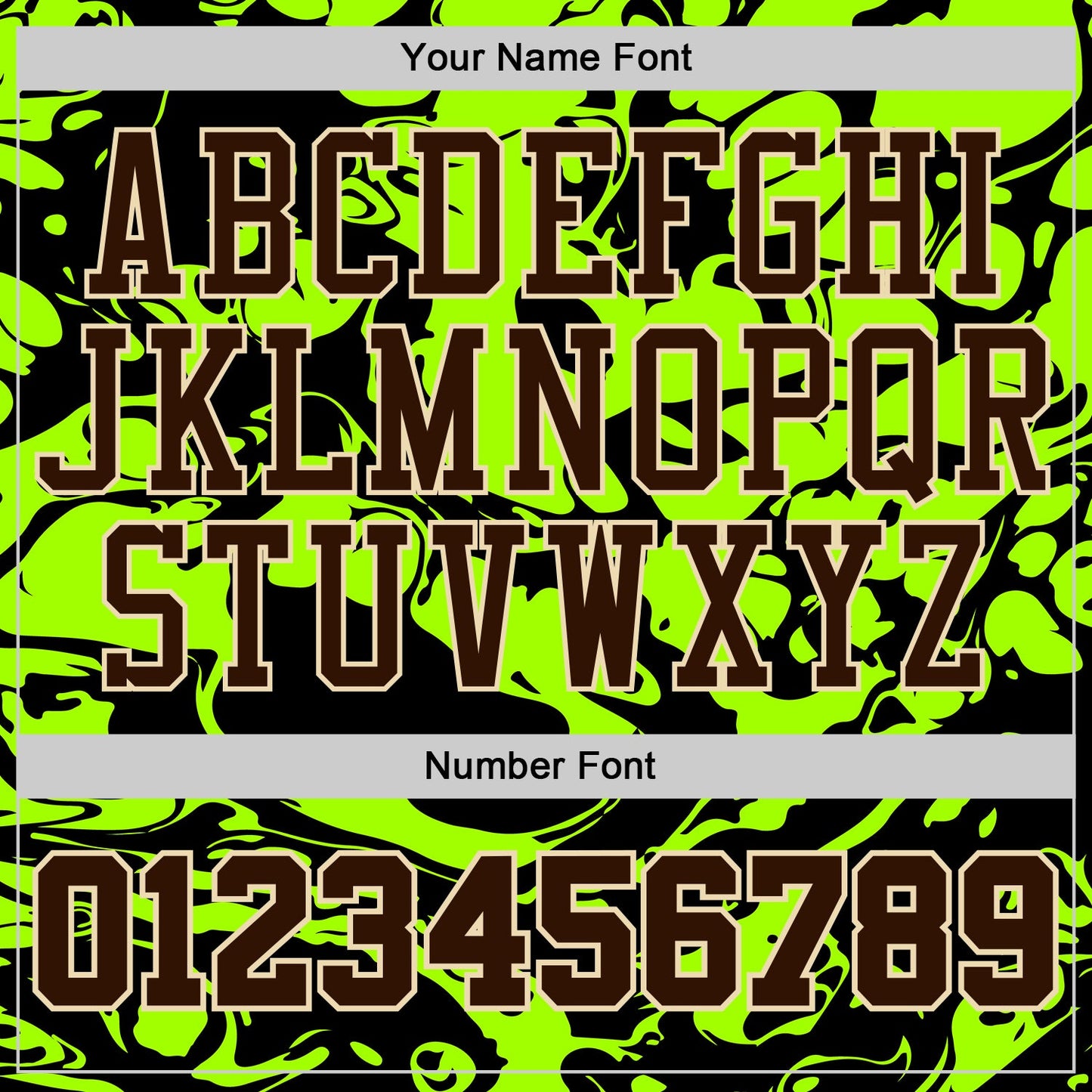 Custom Green Brown-Cream Psychedelic Acid Fluid Round Neck Sublimation Basketball Uniform Jersey view 4