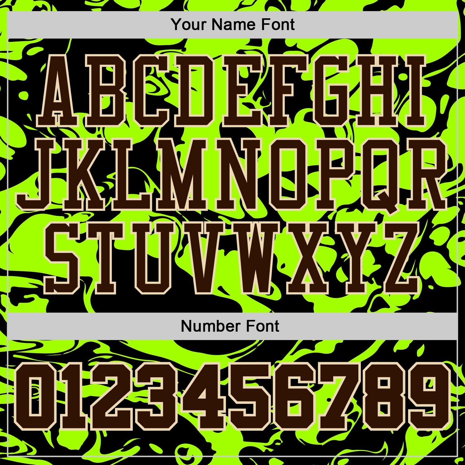 Custom Green Brown-Cream Psychedelic Acid Fluid Round Neck Sublimation Basketball Uniform Jersey view 4