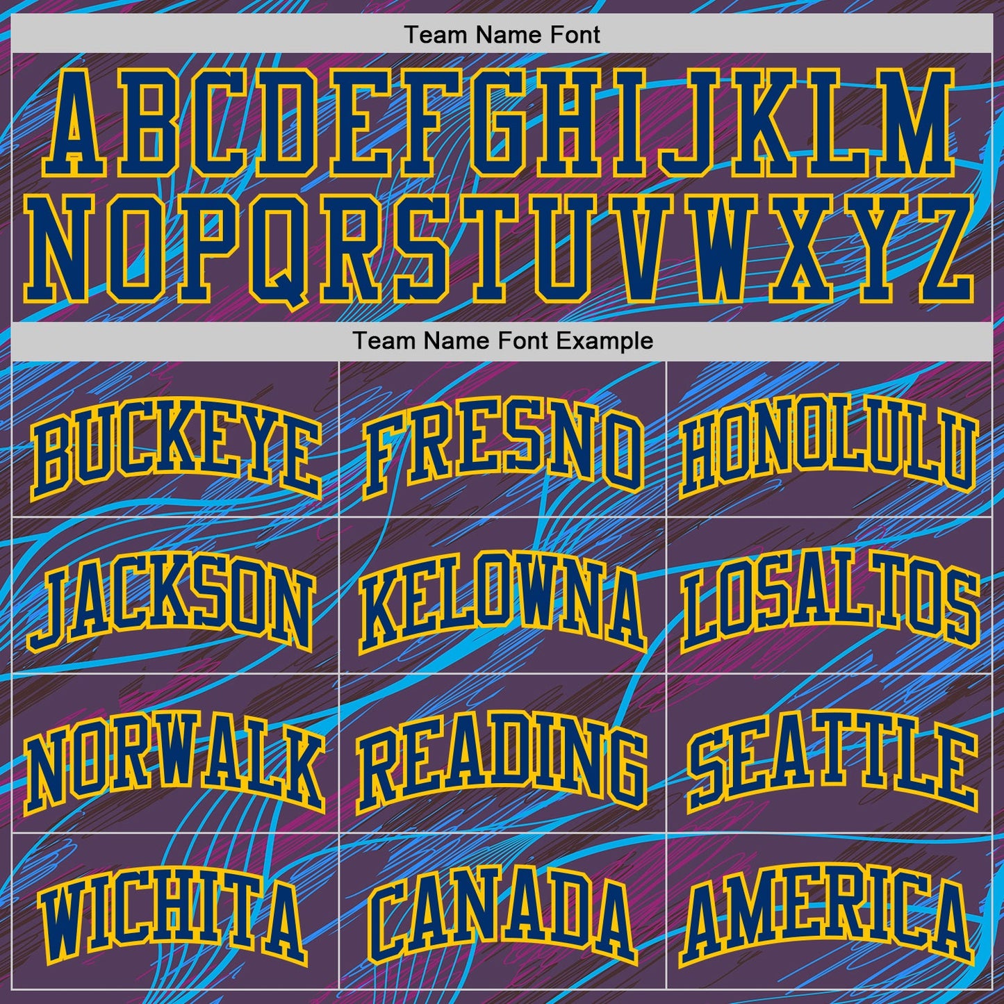 Custom Purple US Navy Blue-Yellow Abstract Swirl Lines Round Neck Sublimation Basketball Uniform Jersey view 3