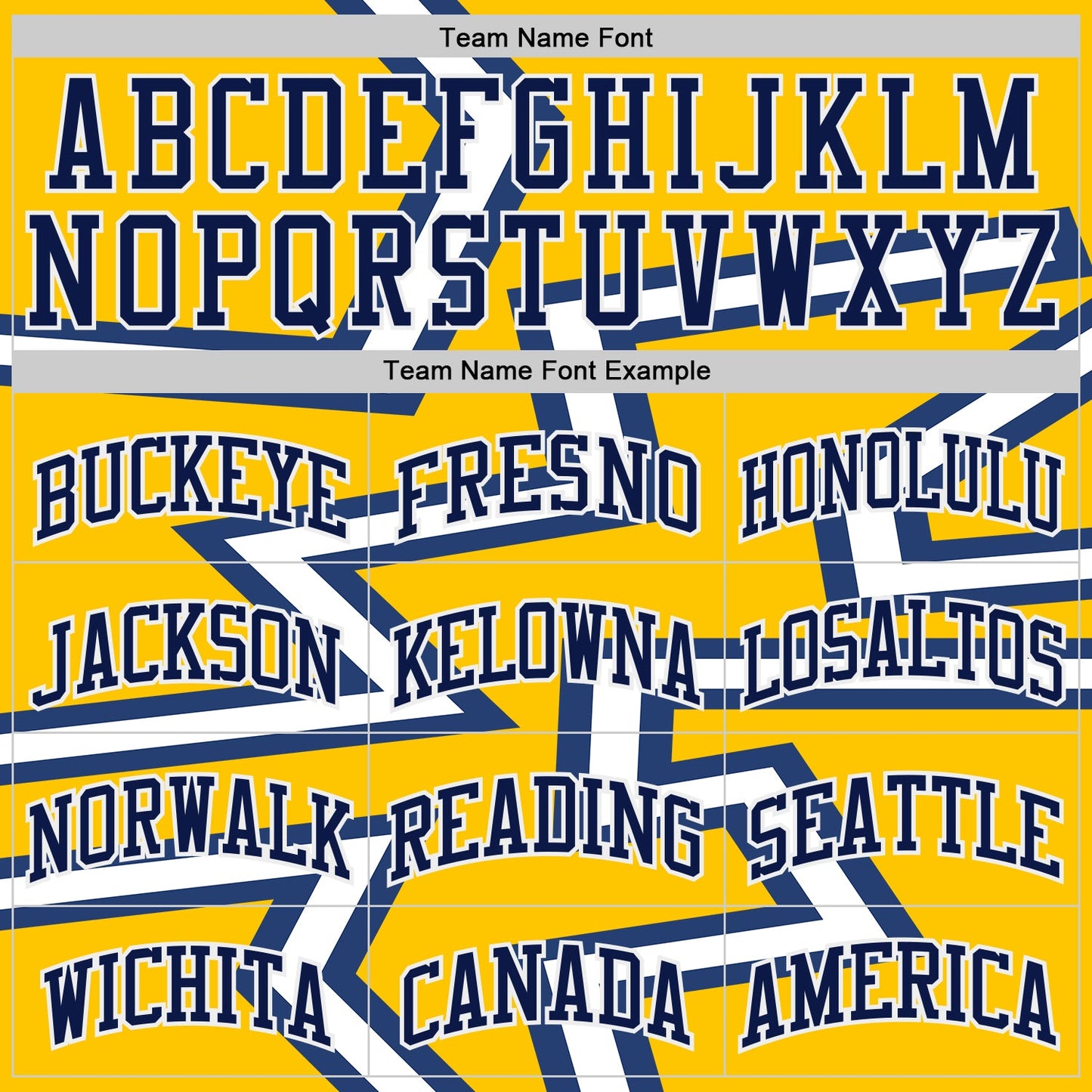 Custom Yellow Navy-White Abstract Geometric Zigzag Round Neck Sublimation Basketball Uniform Jersey view 3