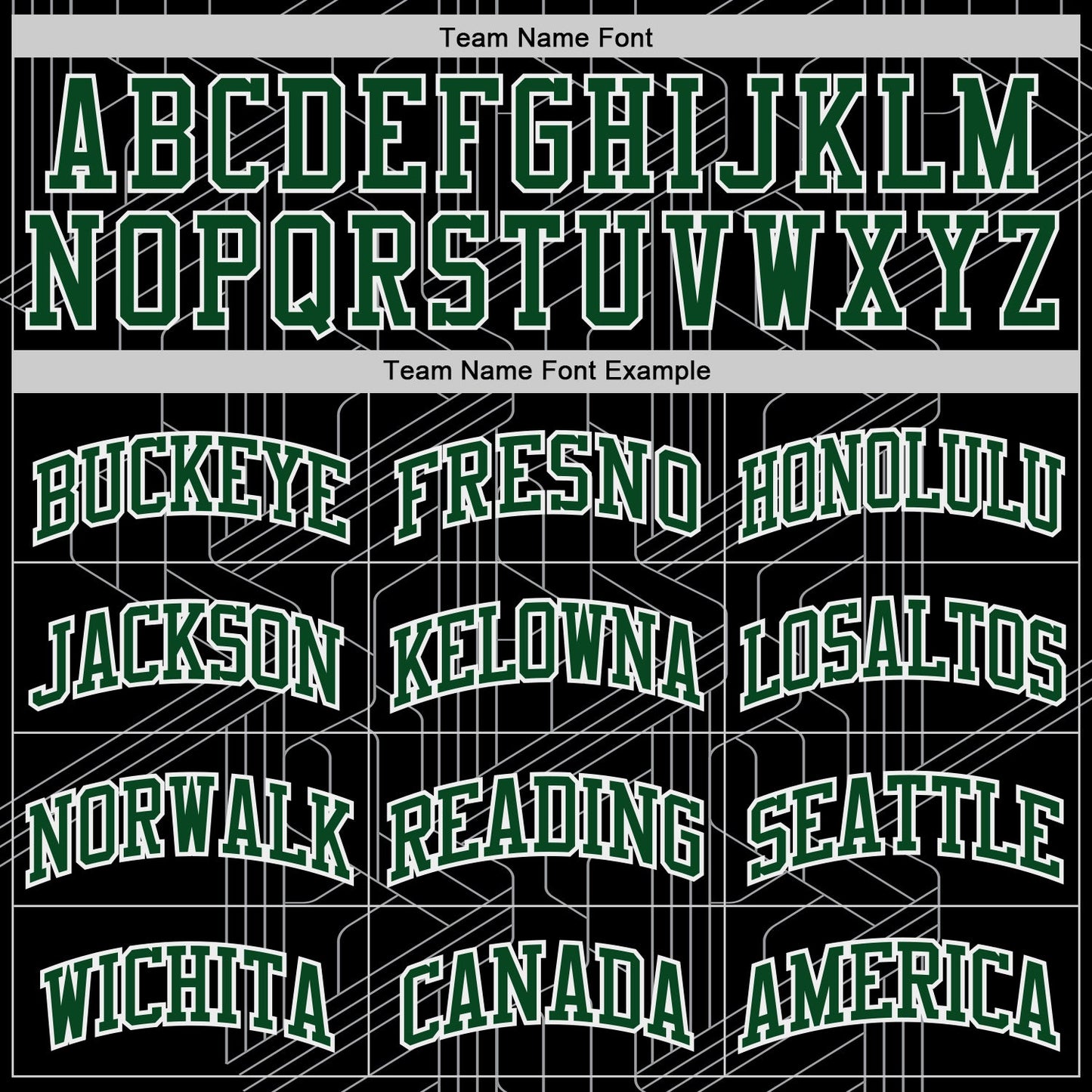 Custom Black Green-White Abstract Tech Geometric Lines Round Neck Sublimation Basketball Uniform Jersey view 3