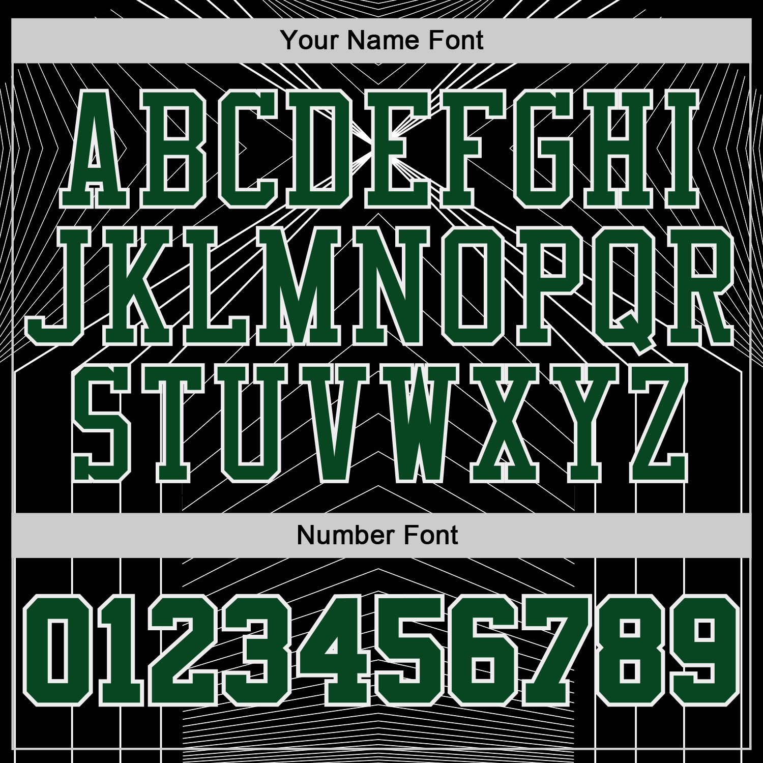 Custom Black Green-White Abstract Tech Geometric Lines Round Neck Sublimation Basketball Uniform Jersey view 4