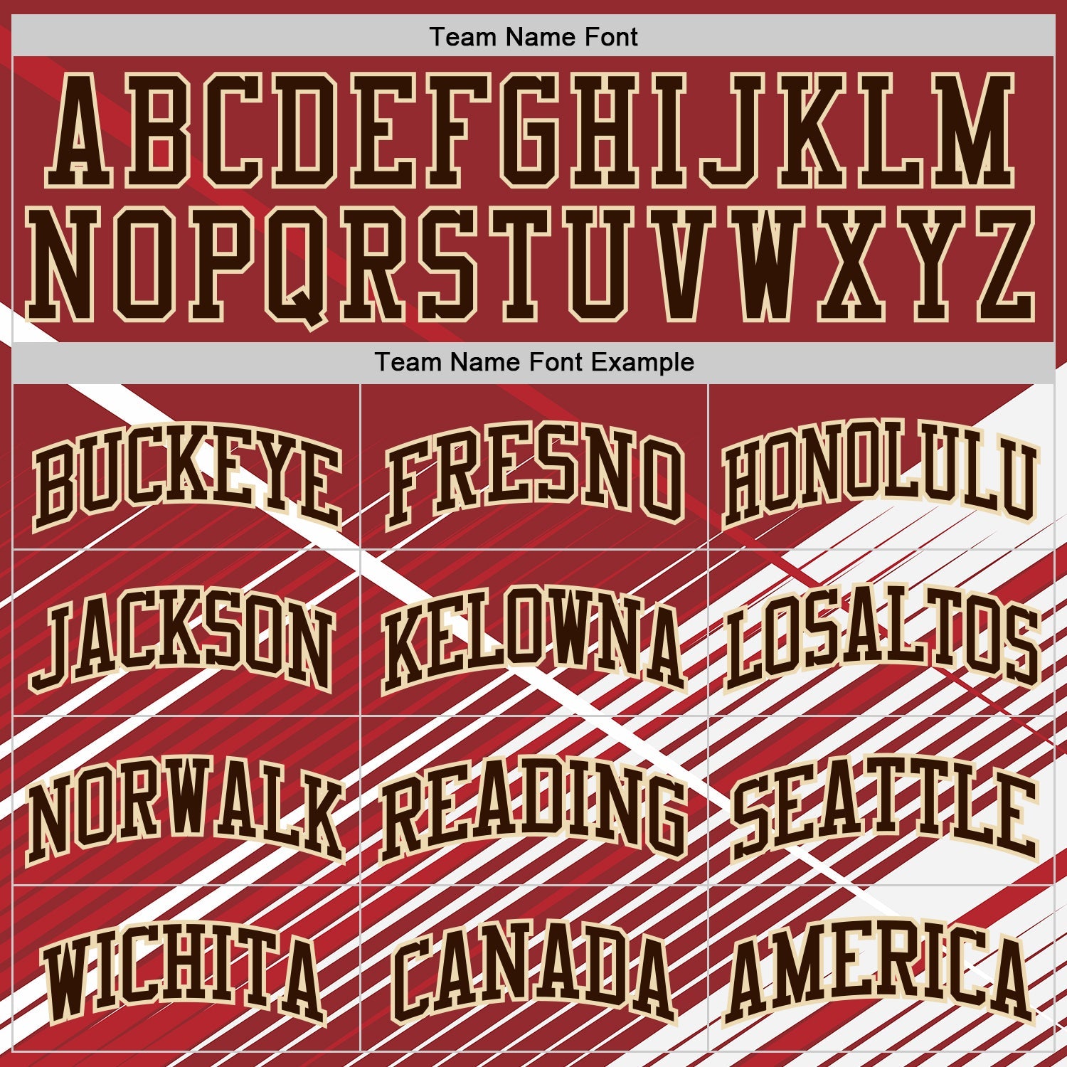 Custom Red Brown White-Cream Abstract Geometric Lines Round Neck Sublimation Basketball Uniform Jersey view 3