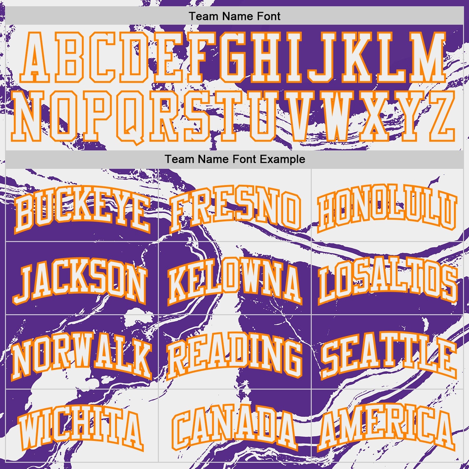 Custom White Purple-Bay Orange Marble Swirl Liquid Fluid Round Neck Sublimation Basketball Uniform Jersey view 3