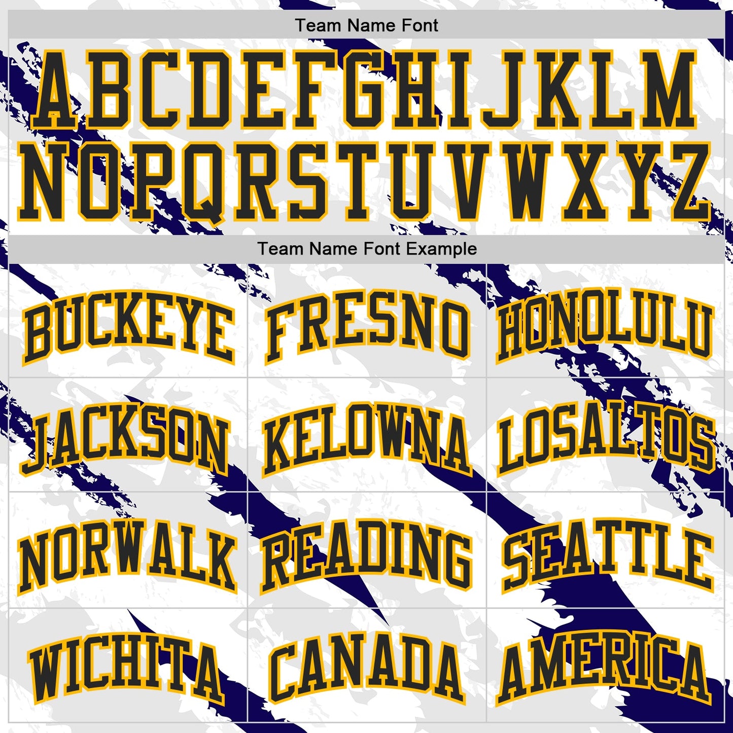 Custom White Black Blue-Gold Brush Stroke Paint Splash Round Neck Sublimation Basketball Uniform Jersey view 3