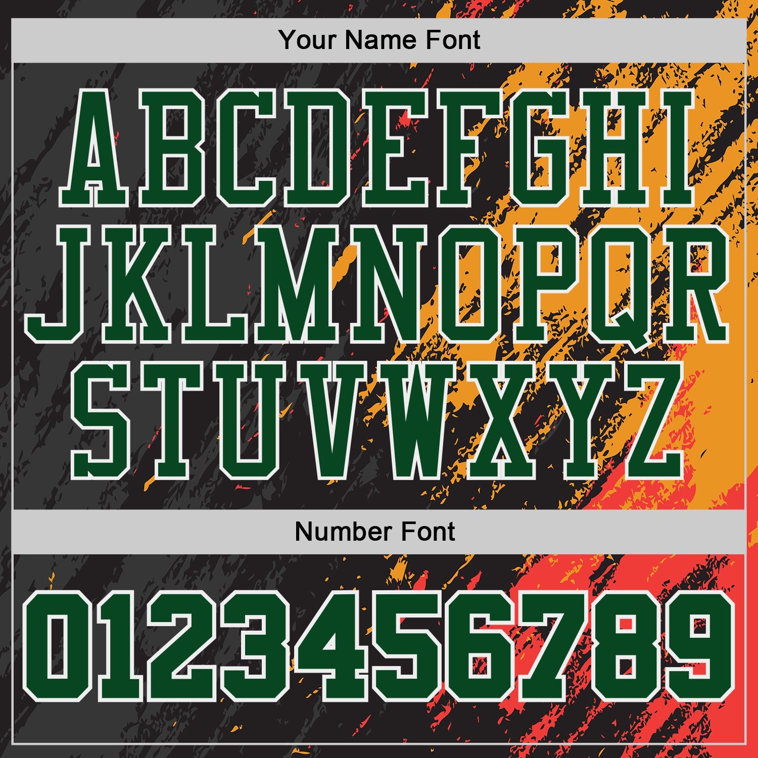 Custom Black Green Yellow Red-White Brush Stroke Paint Splash Round Neck Sublimation Basketball Uniform Jersey view 4