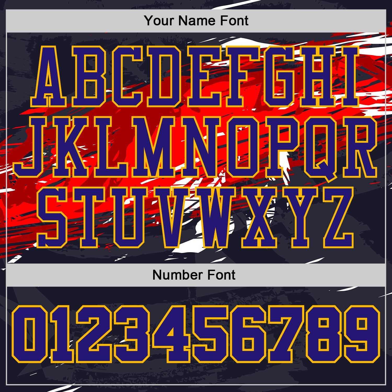 Custom Black Dark Purple Red-Gold Brush Stroke Paint Splash Round Neck Sublimation Basketball Uniform Jersey view 4